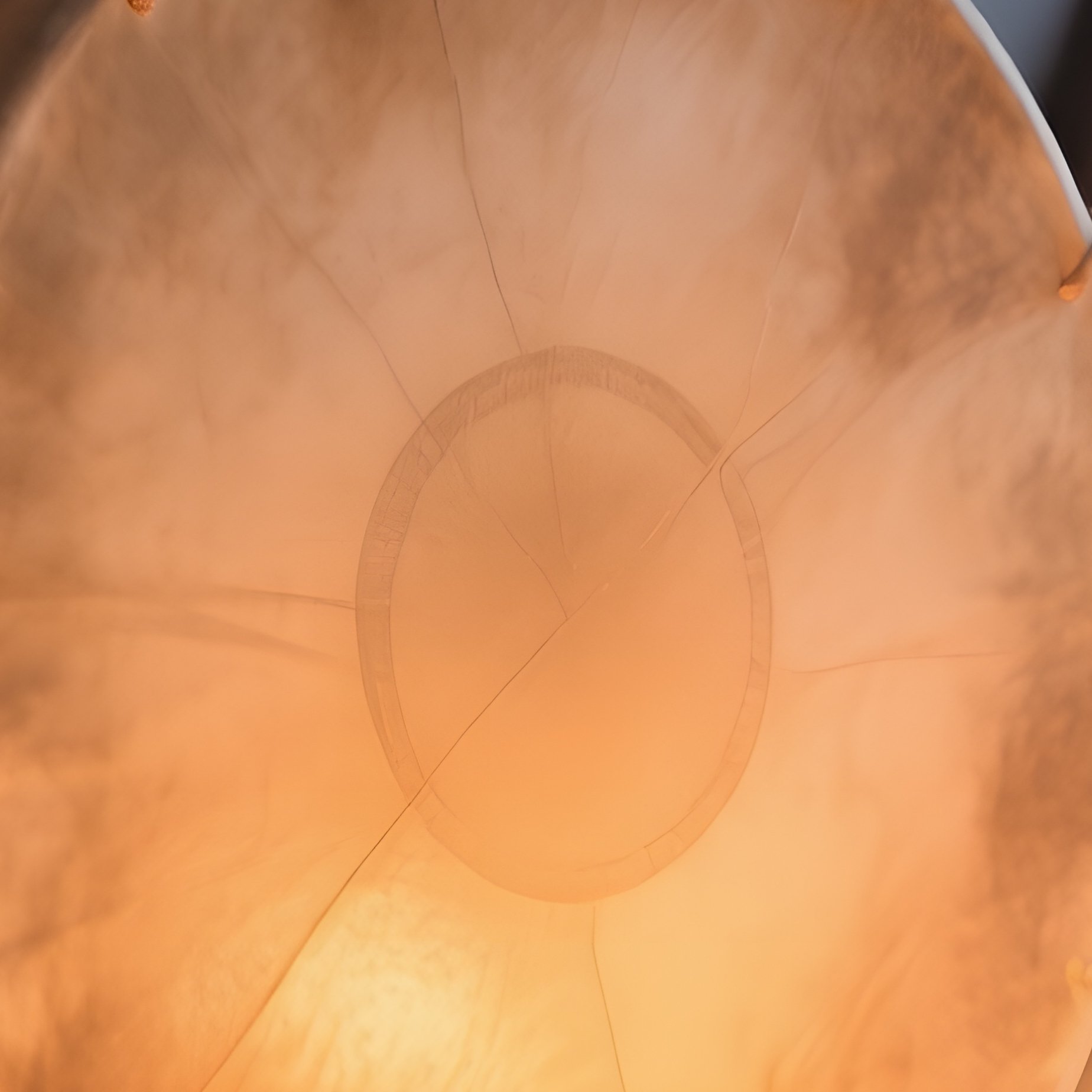 A Close Up Of A Traditional Inuit Drum Placed On An Igloo Floor, Animal Skin Stretched Tight, - Full Resolution Quality Preview