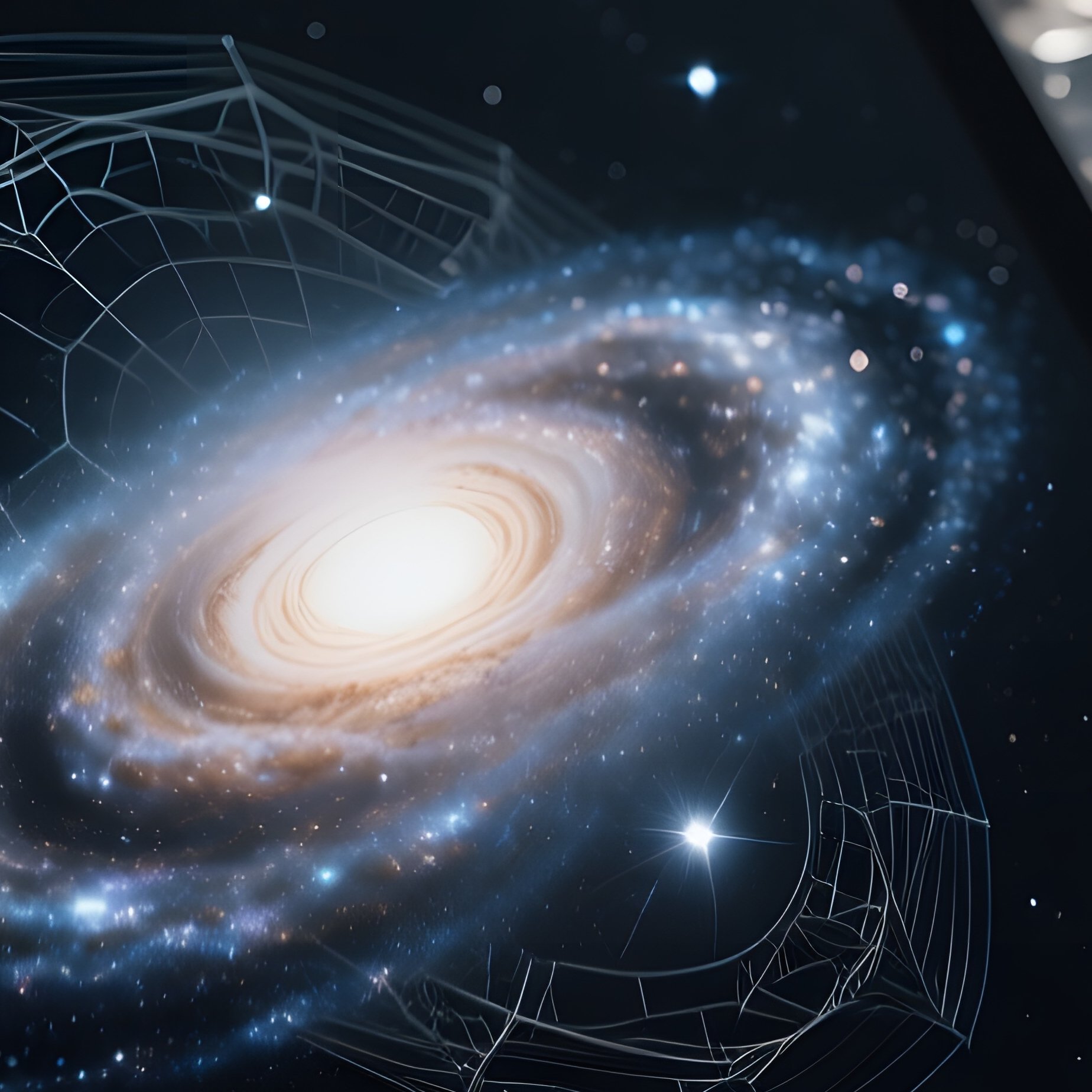 A Close View Of A Sleek Tablet Made From Polished Meteorite Stone, Its Screen Displaying Intricate - Full Resolution Quality Preview