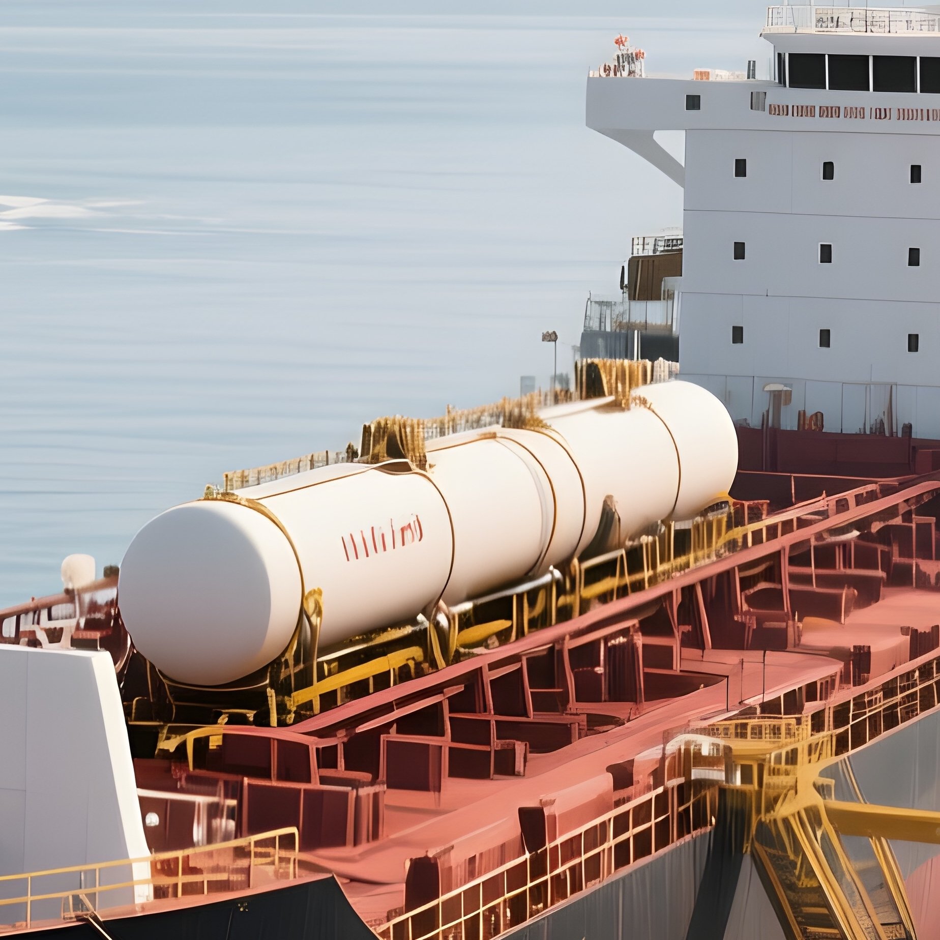 A Coastal Tanker Delivering Fuel To A Small Port Facility - Full Resolution Quality Preview