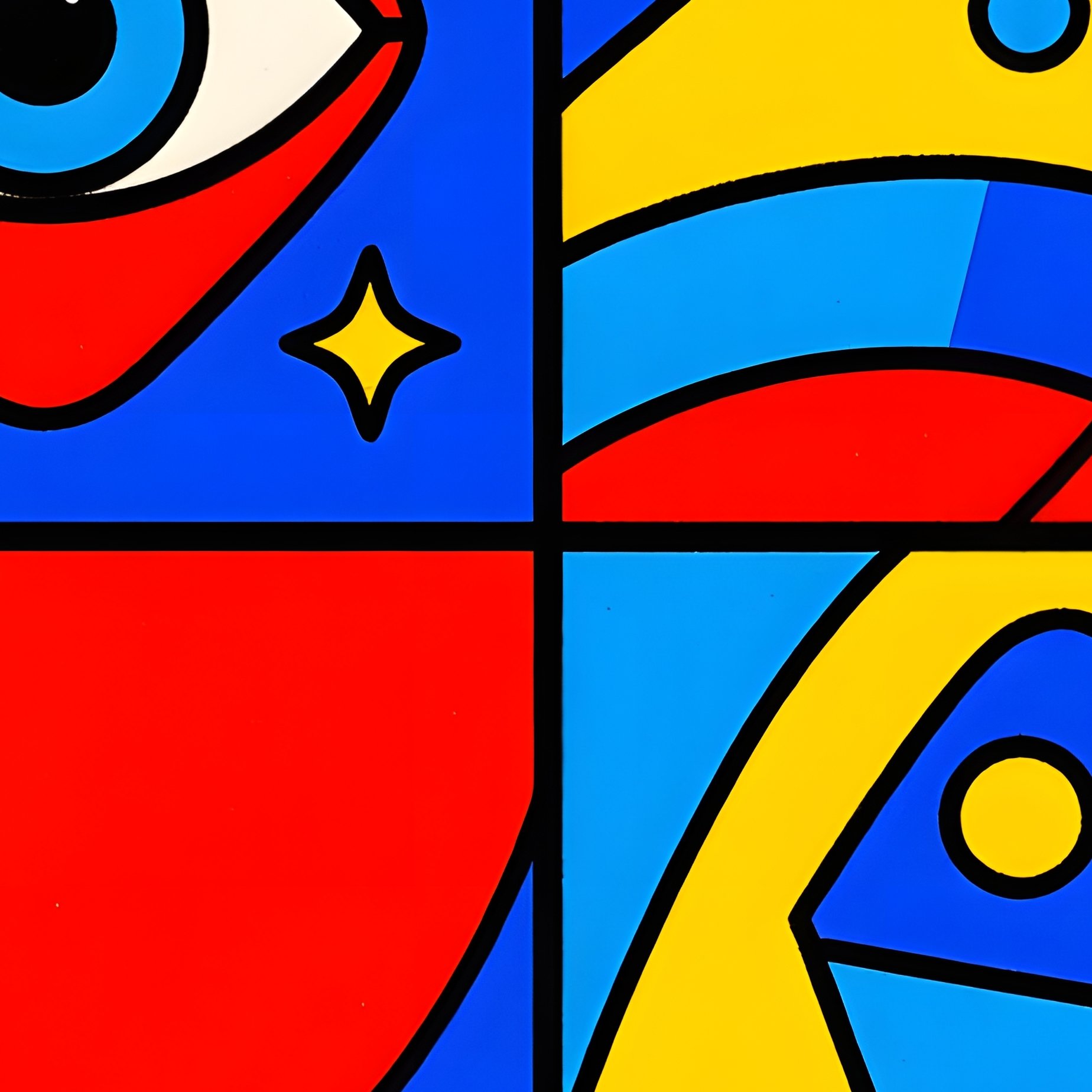 A Collage Of Various Colorful And Symbolic Patterns Collage - Full Resolution Quality Preview