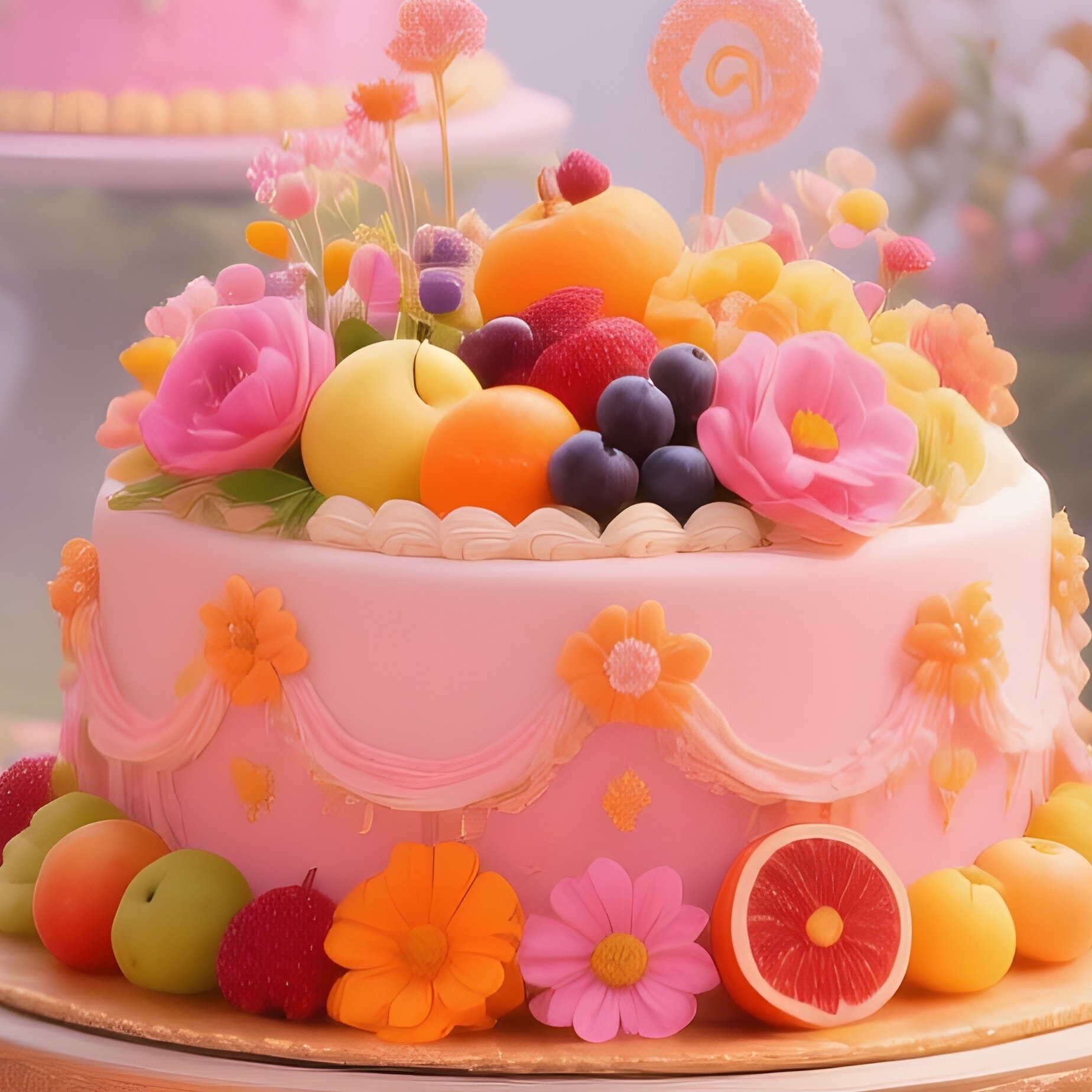 A Collection Of Intricately Designed Cakes Cakes Fantasy - Full Resolution Quality Preview