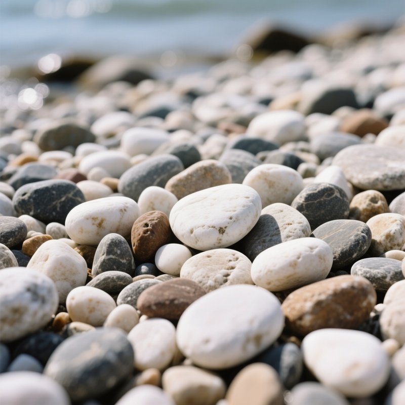 A Collection Of Pebbles And Stones Pebbles Stones