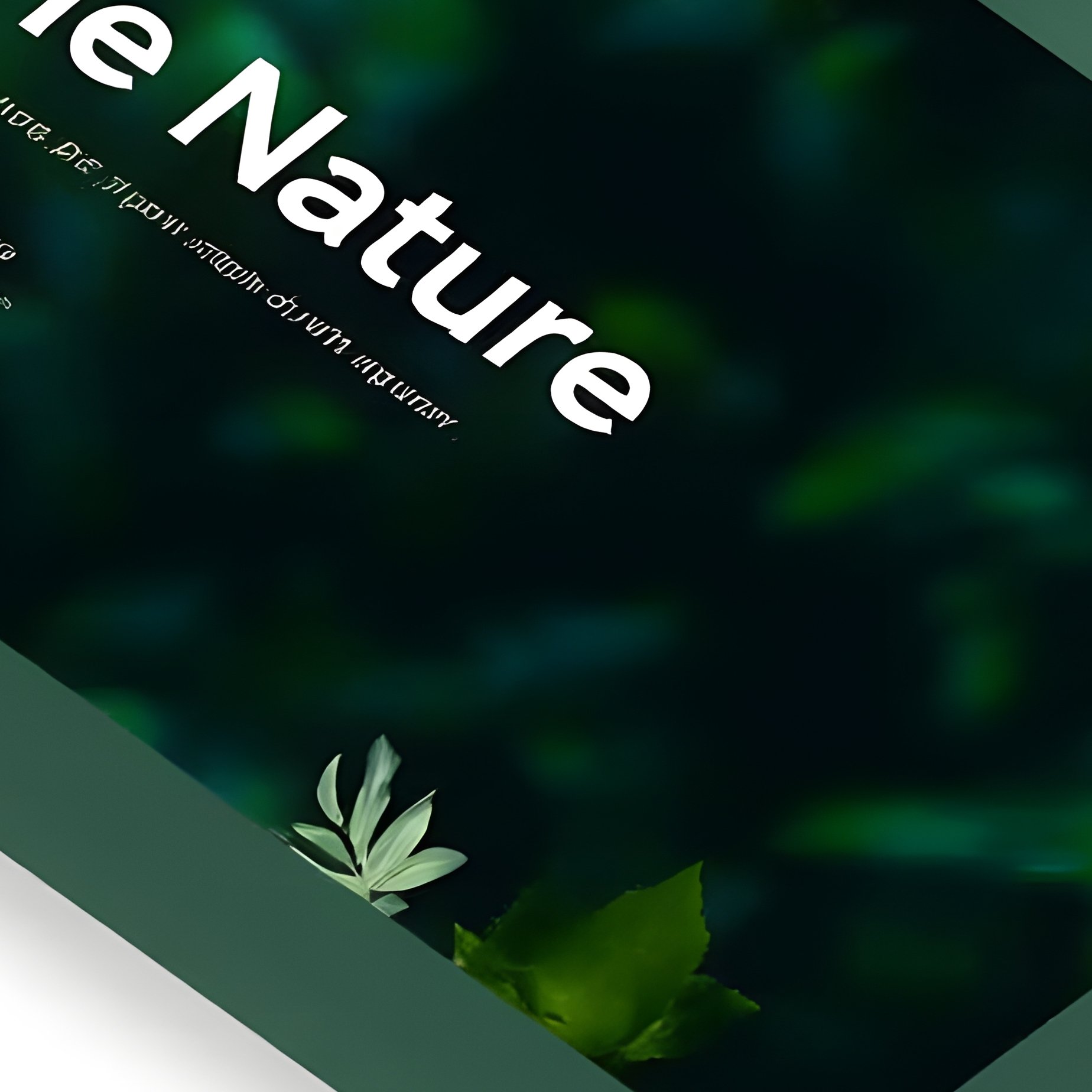 A Collection Of Presentation Slides Themed Around Nature Nature - Full Resolution Quality Preview