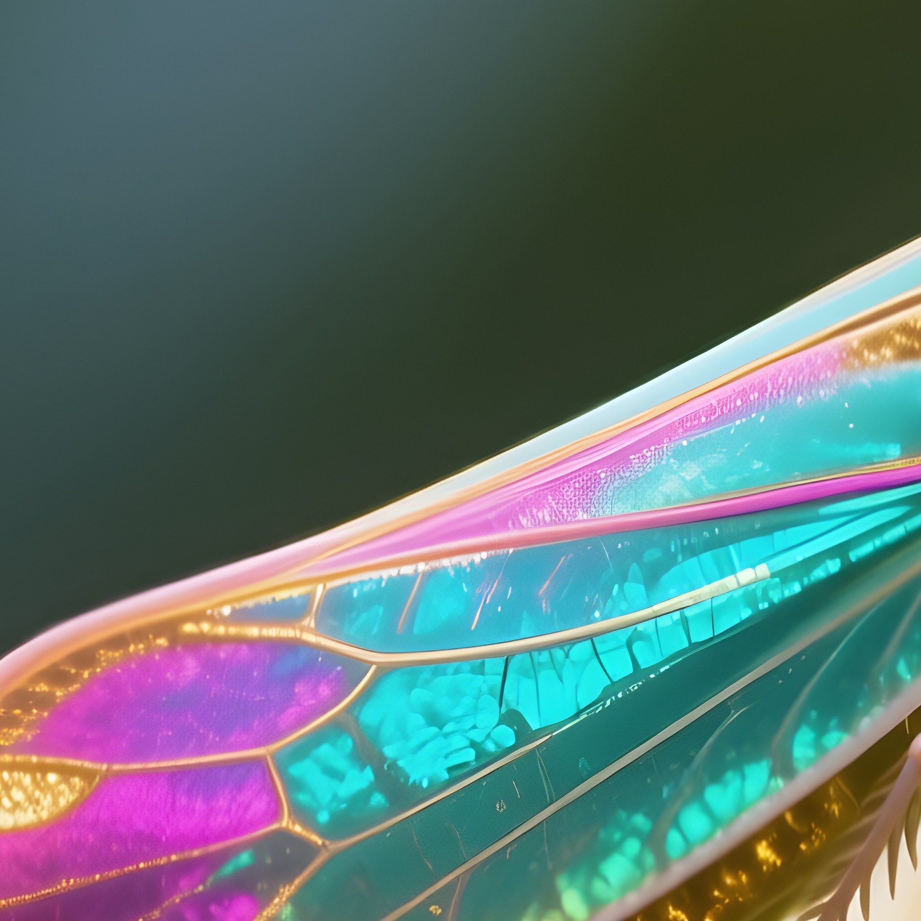 A Colorful Planthopper Nymph With A Fluffy White Tail - Full Resolution Quality Preview