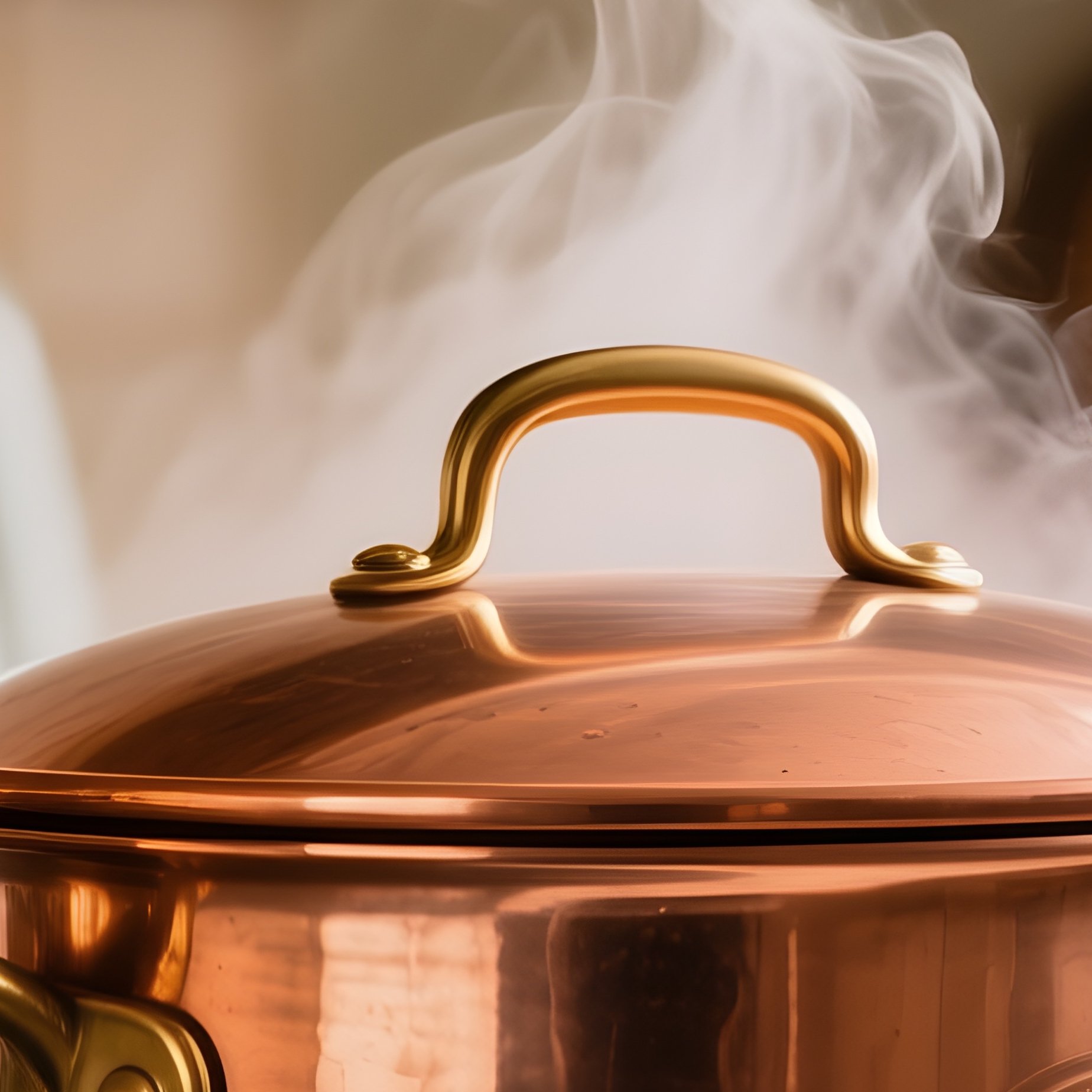 A Copper Pot In A Kitchen - Full Resolution Quality Preview