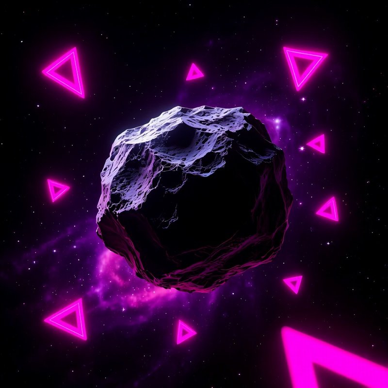 A Cosmic Rock Or Asteroid Space Cosmic