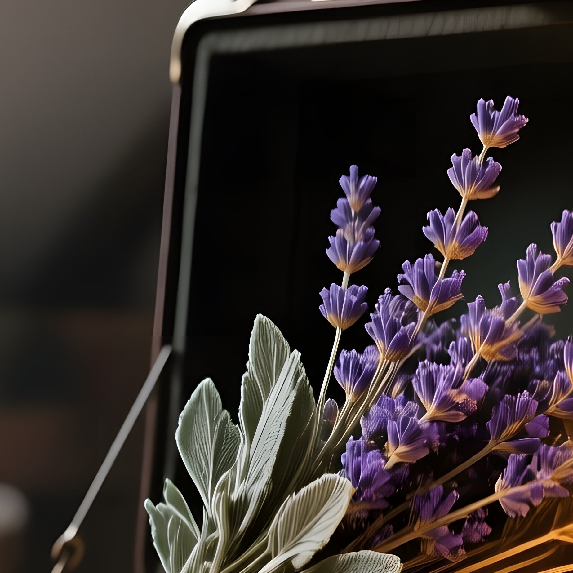 A Cozy Attic Loft With Exposed Beams Where An Antique Trunk Is Open, Revealing A Hidden Bouquet Of - Full Resolution Quality Preview