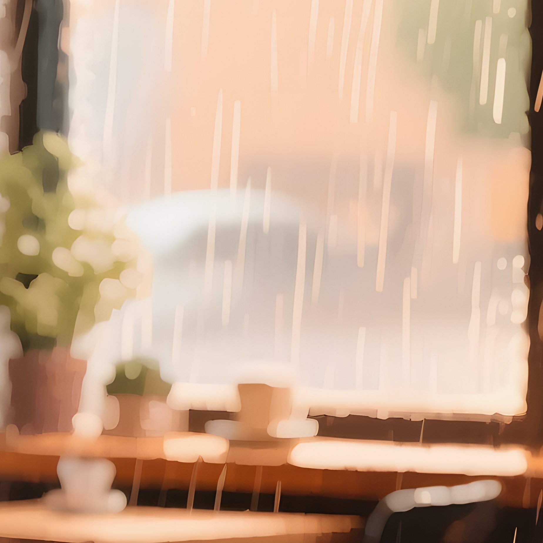 A Cozy Coffee Shop Interior Bathed In Late Afternoon Light, Wooden Tables, Steaming Cups, - Full Resolution Quality Preview