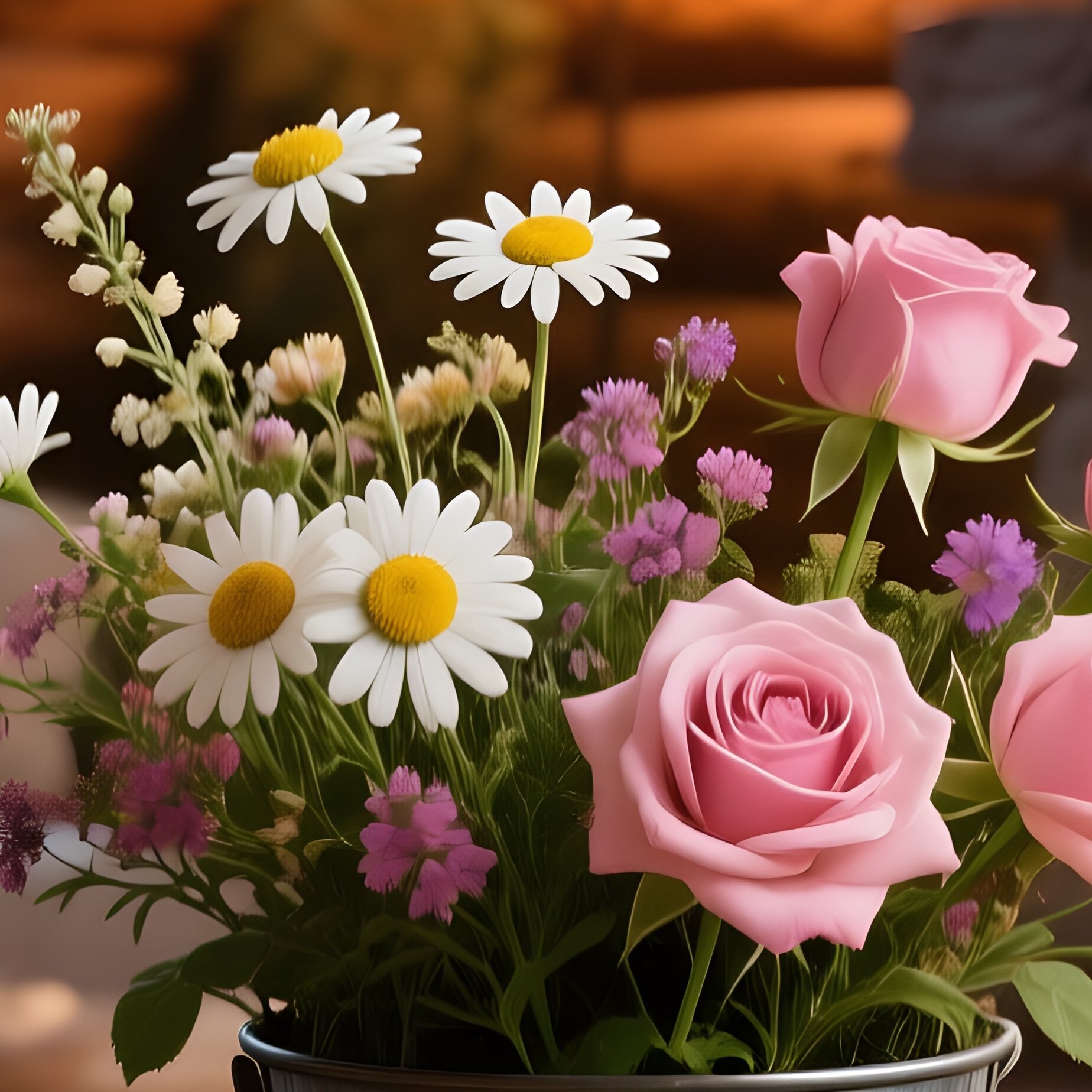 A Cozy Mountain Cabin Living Room With A Roaring Fireplace, Where A Rough‑Hewn Wooden Table Holds A - Full Resolution Quality Preview