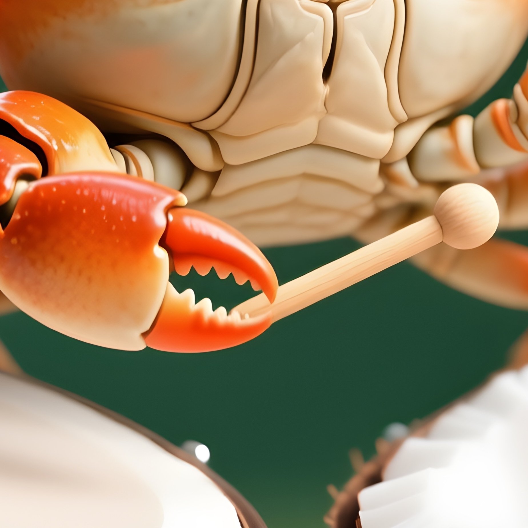 A Crab Playing Drums On Coconuts 1 - Full Resolution Quality Preview