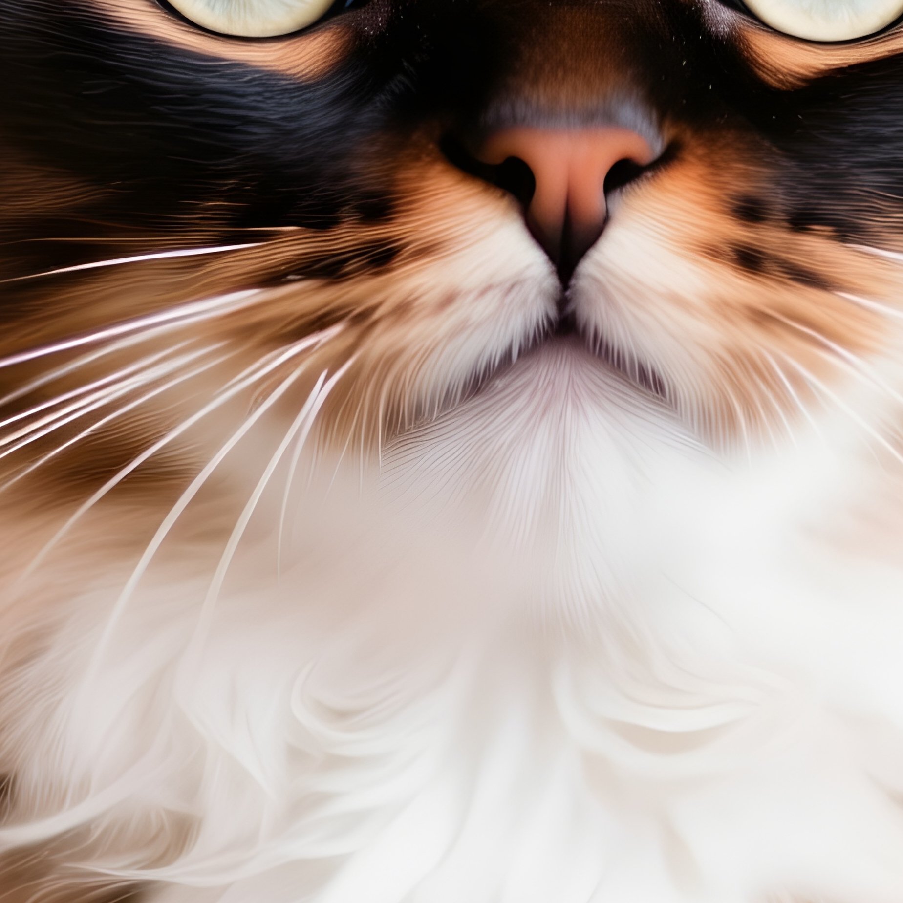 A Curious Somali Cat With Wide Open Eyes - Full Resolution Quality Preview