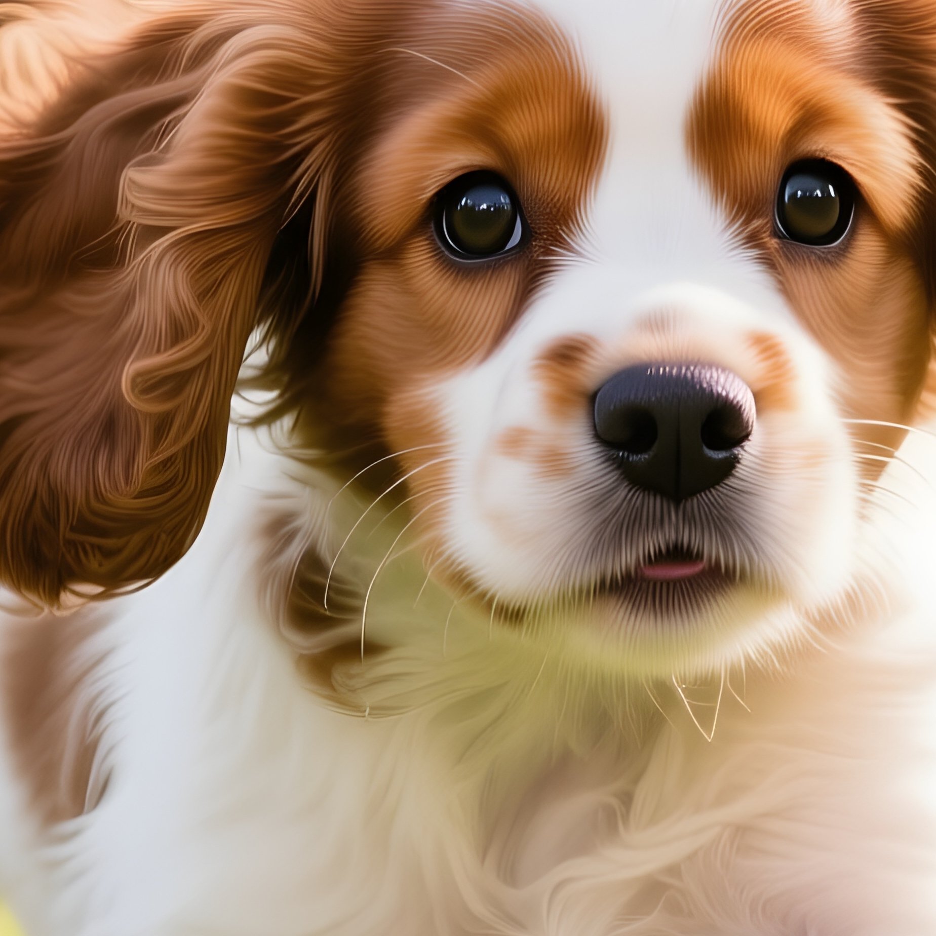 A Cute Puppy Americas Cocker Spaniel Playing Outside - Full Resolution Quality Preview