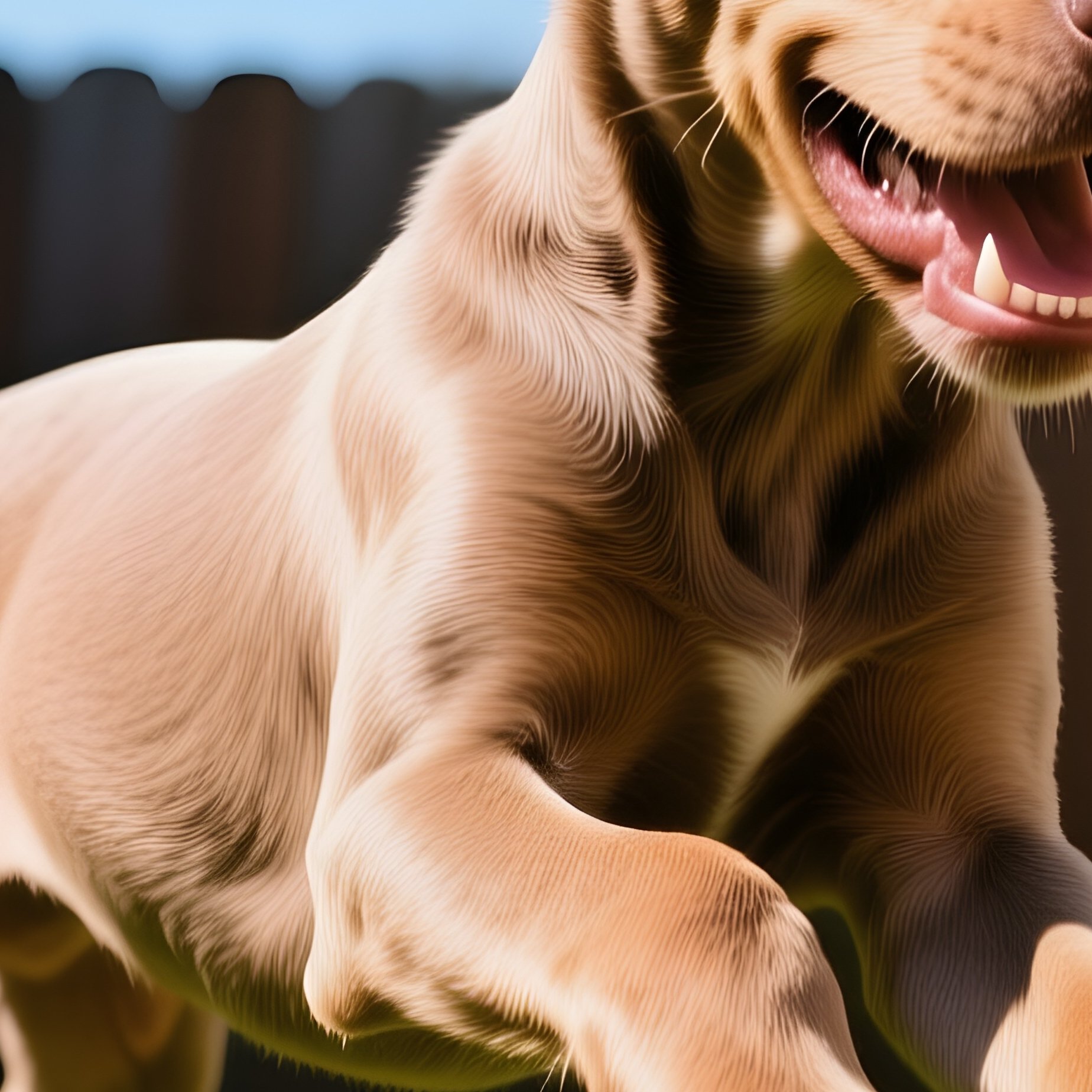A Cute Puppy Weimaraner Playing Outdoors - Full Resolution Quality Preview