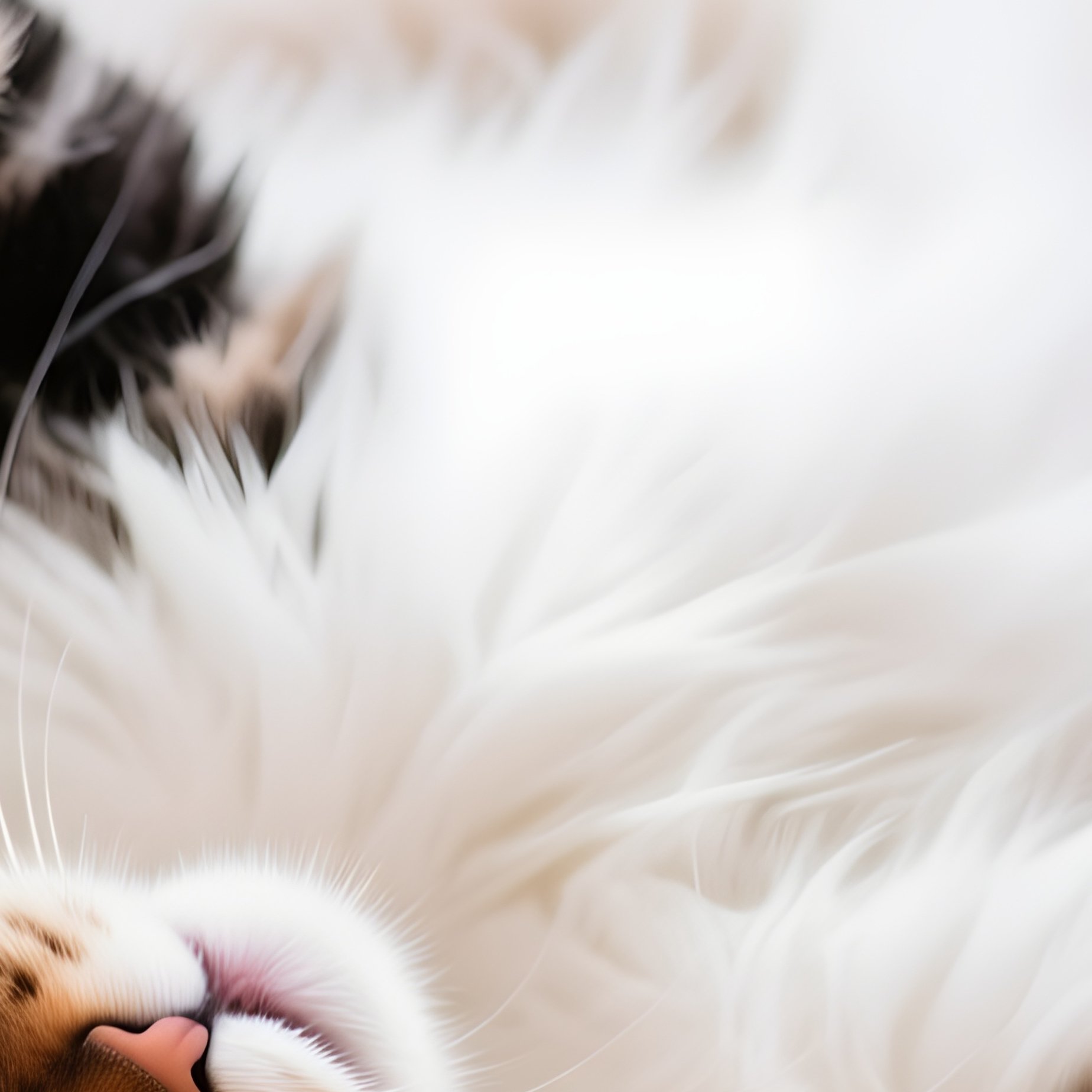 A Cute Siberian Cat Playing On The Floor - Full Resolution Quality Preview