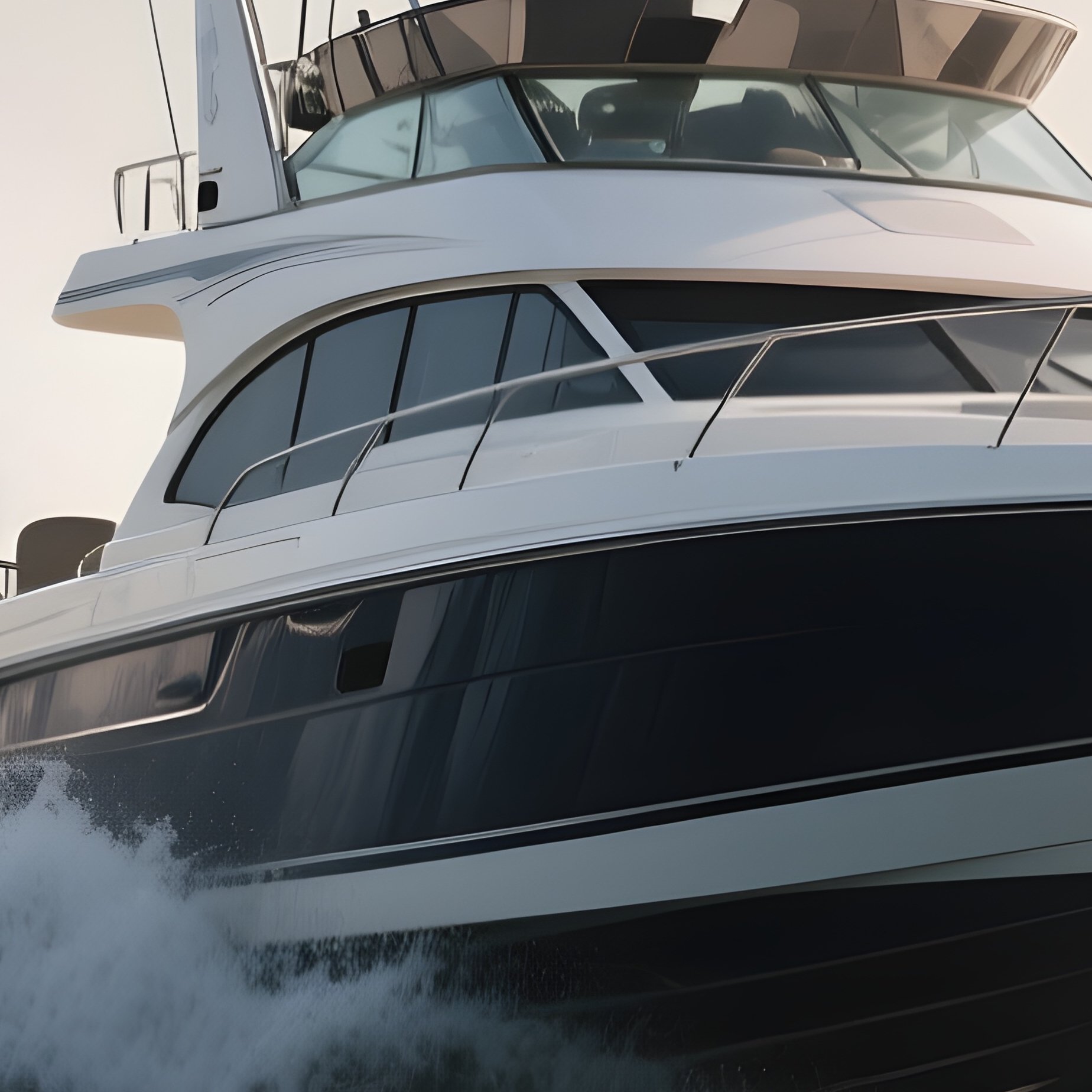 A Cutter Cruising Steadily In Heavy Afternoon Swell - Full Resolution Quality Preview