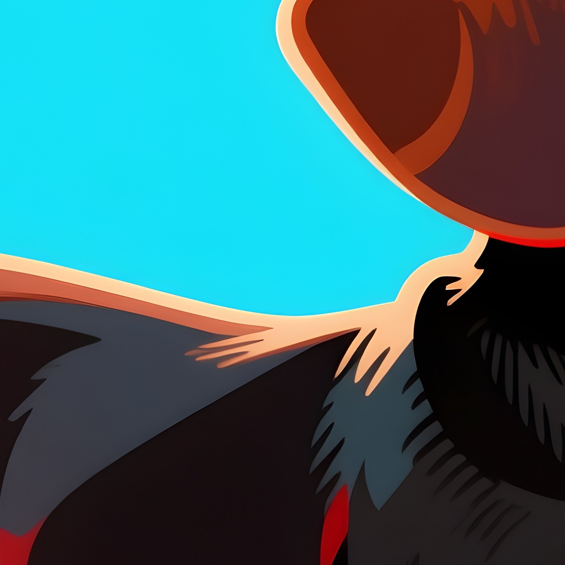 A Dachshund Standing With A Wagging Tail Illustration - Full Resolution Quality Preview