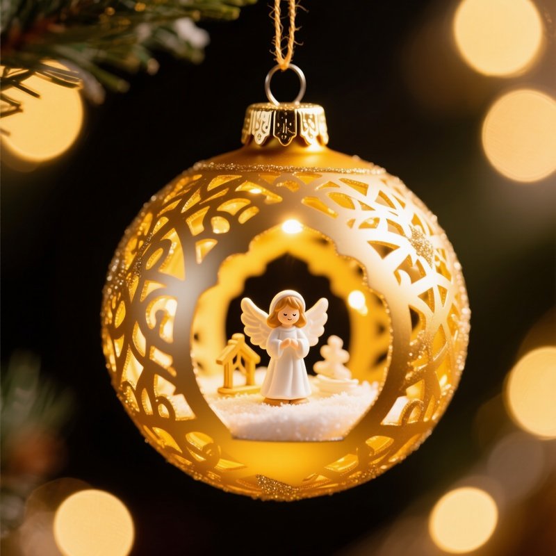 A Decorative Christmas Ornament Christmas Ornament