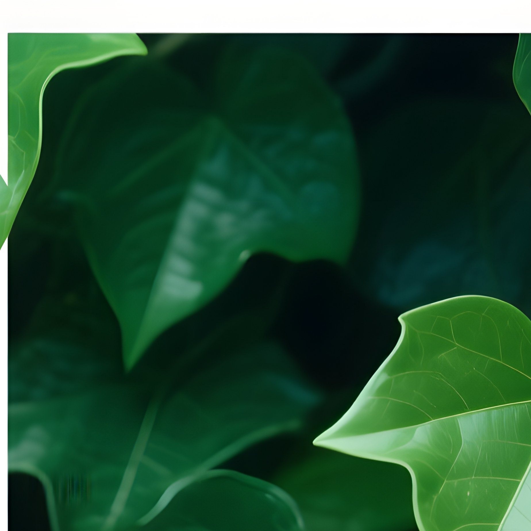 A Dense Cluster Of Green Leaves Nature Leaves - Full Resolution Quality Preview