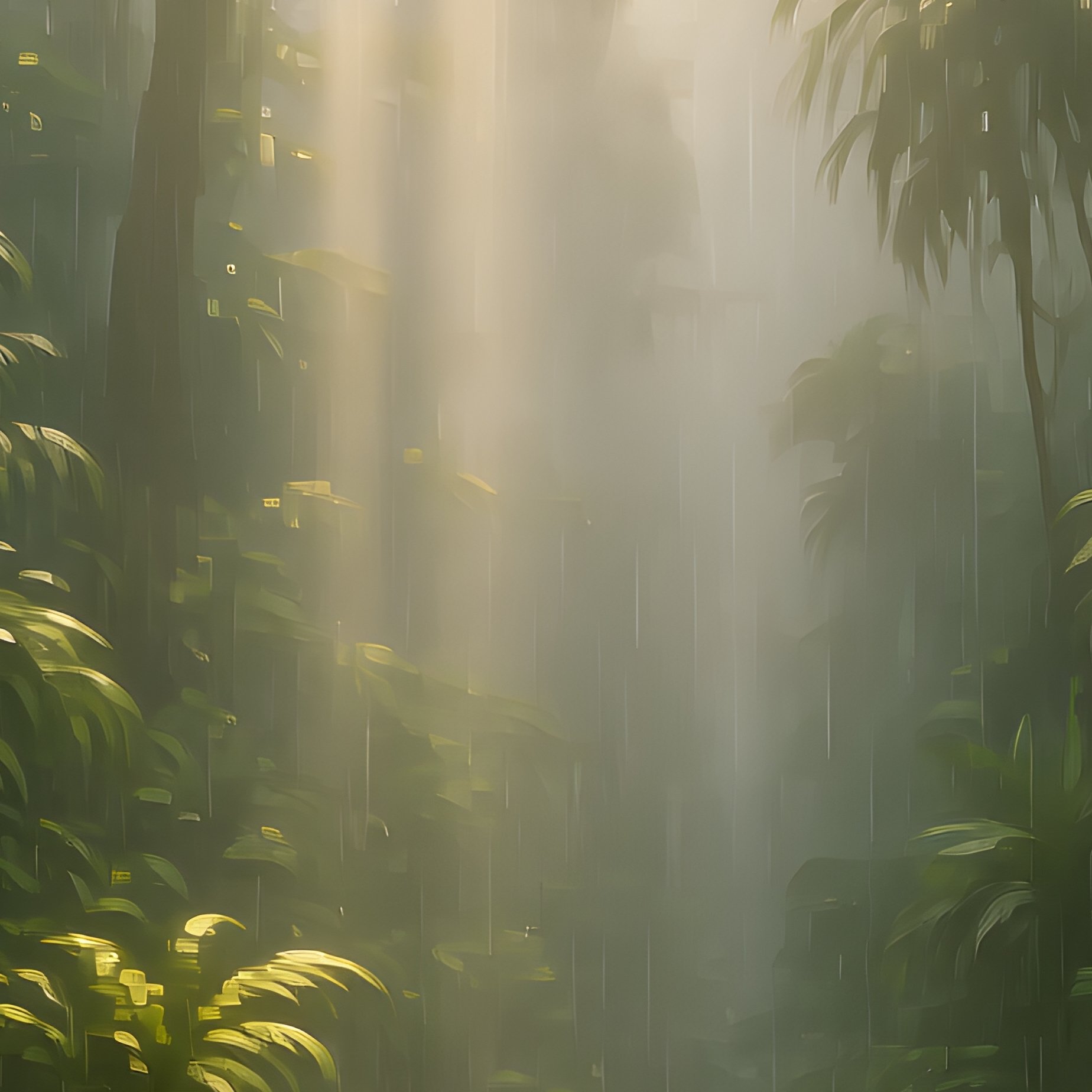 A Dense Jungle Scene Jungle Forest - Full Resolution Quality Preview