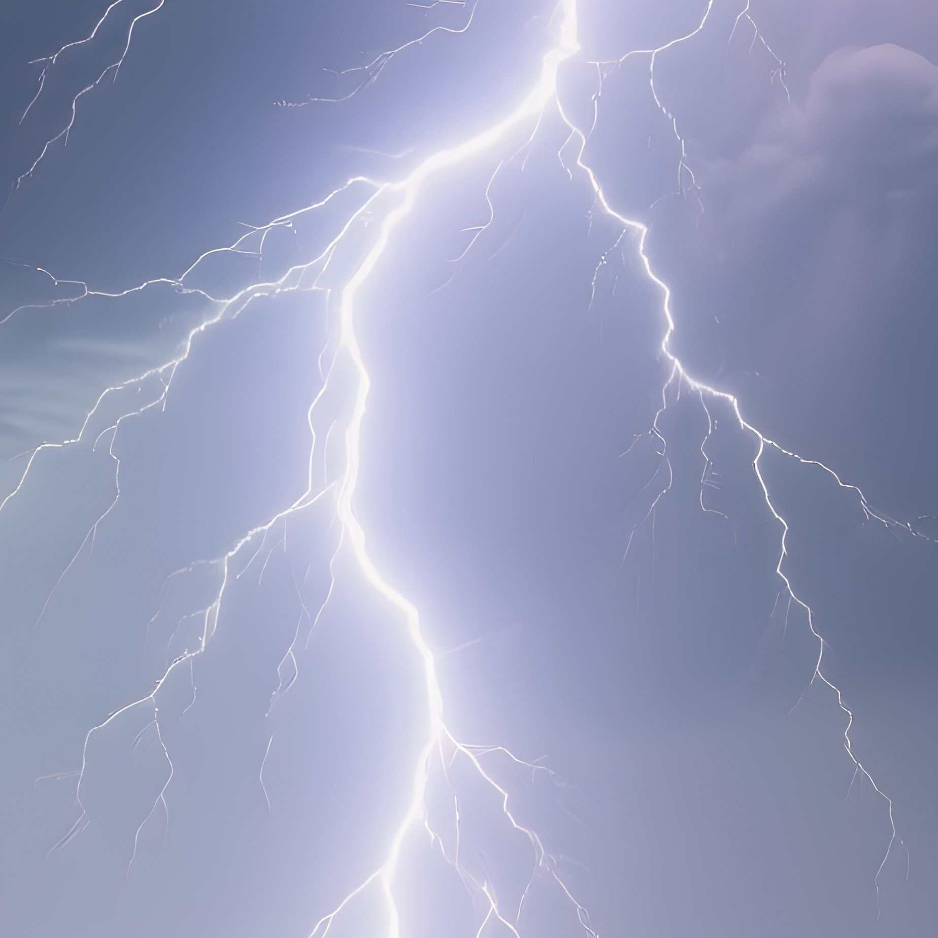 A Desert Lightning Storm Illuminating Towering Sandstone Cliffs. - Full Resolution Quality Preview