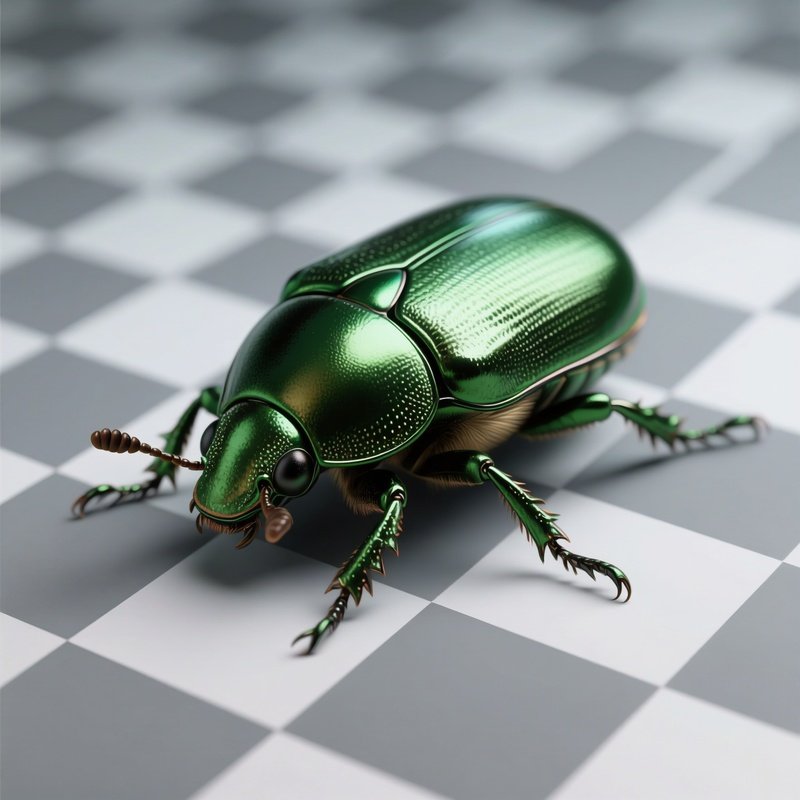 A Detailed Model Of A Beetle Beetle Digital Rendering