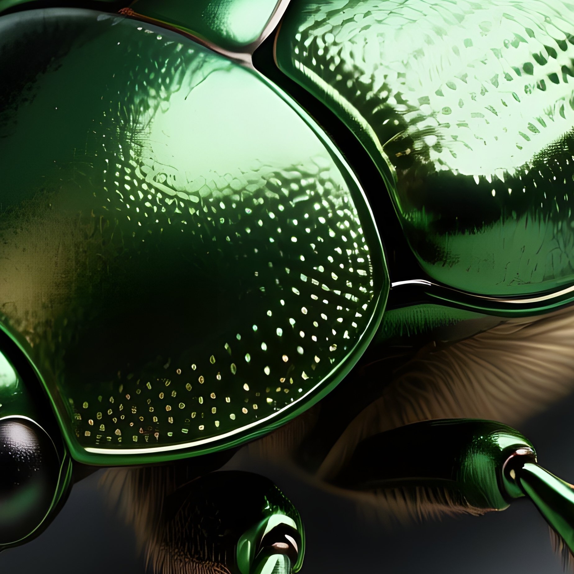 A Detailed Model Of A Beetle Beetle Digital Rendering - Full Resolution Quality Preview