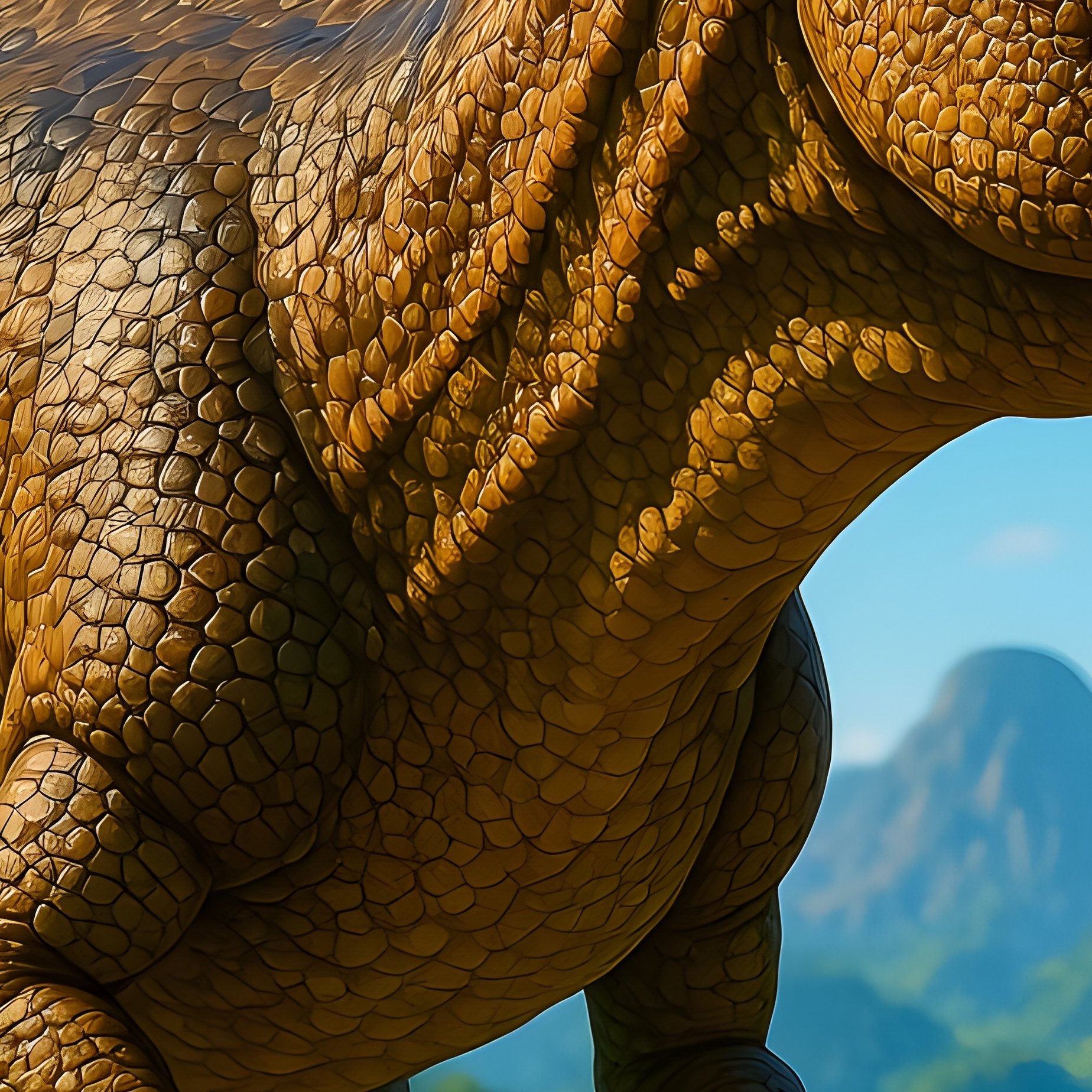 A Digital Art Of A Torvosaurus In An Extinct World - Full Resolution Quality Preview