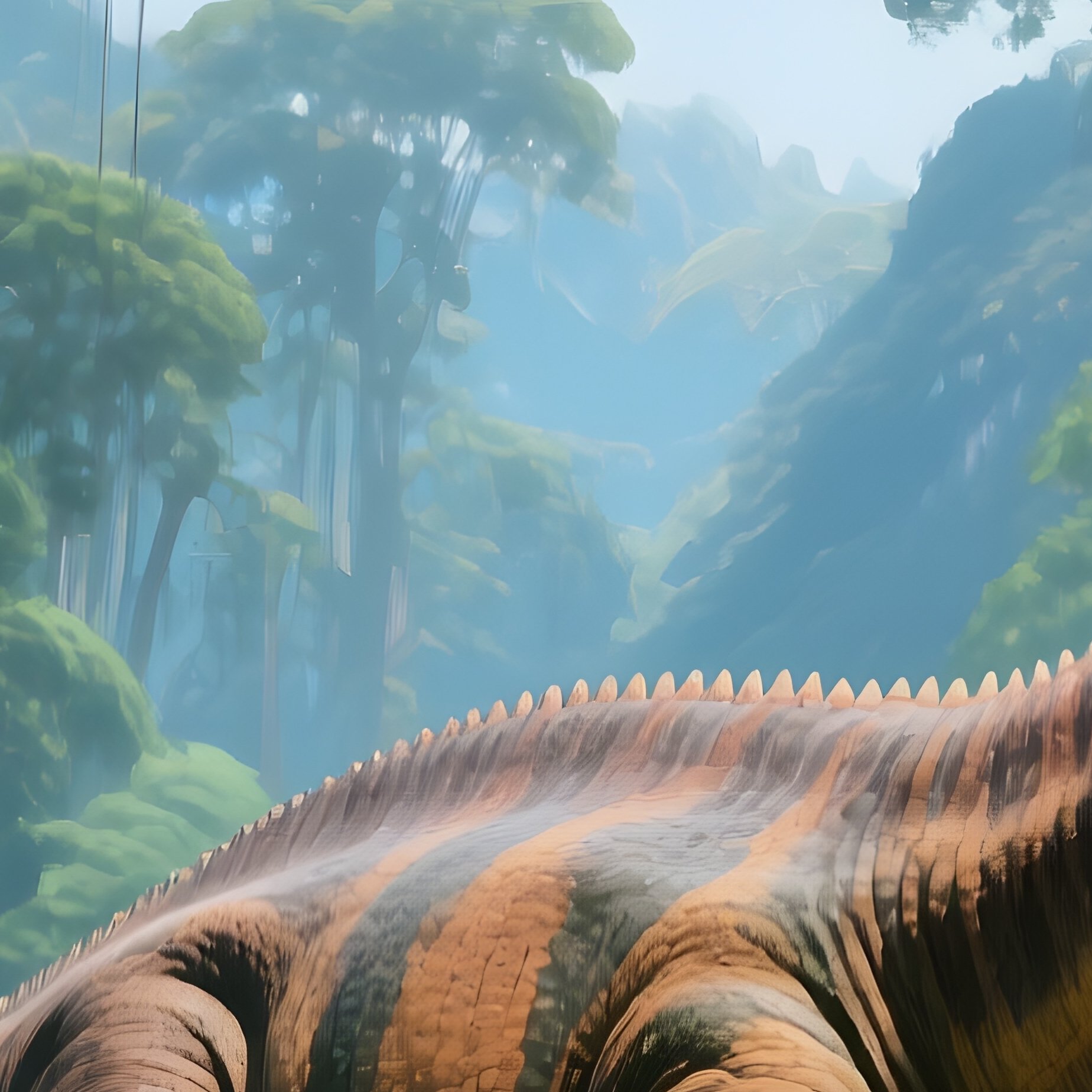 A Digital Art Representation Of A Camarasaurus - Full Resolution Quality Preview