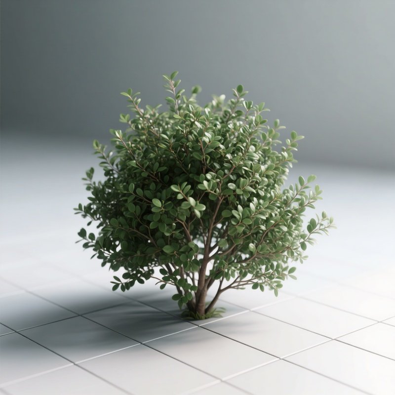 A Digital Rendering Of A Bush Or Shrub Digital Rendering Bush