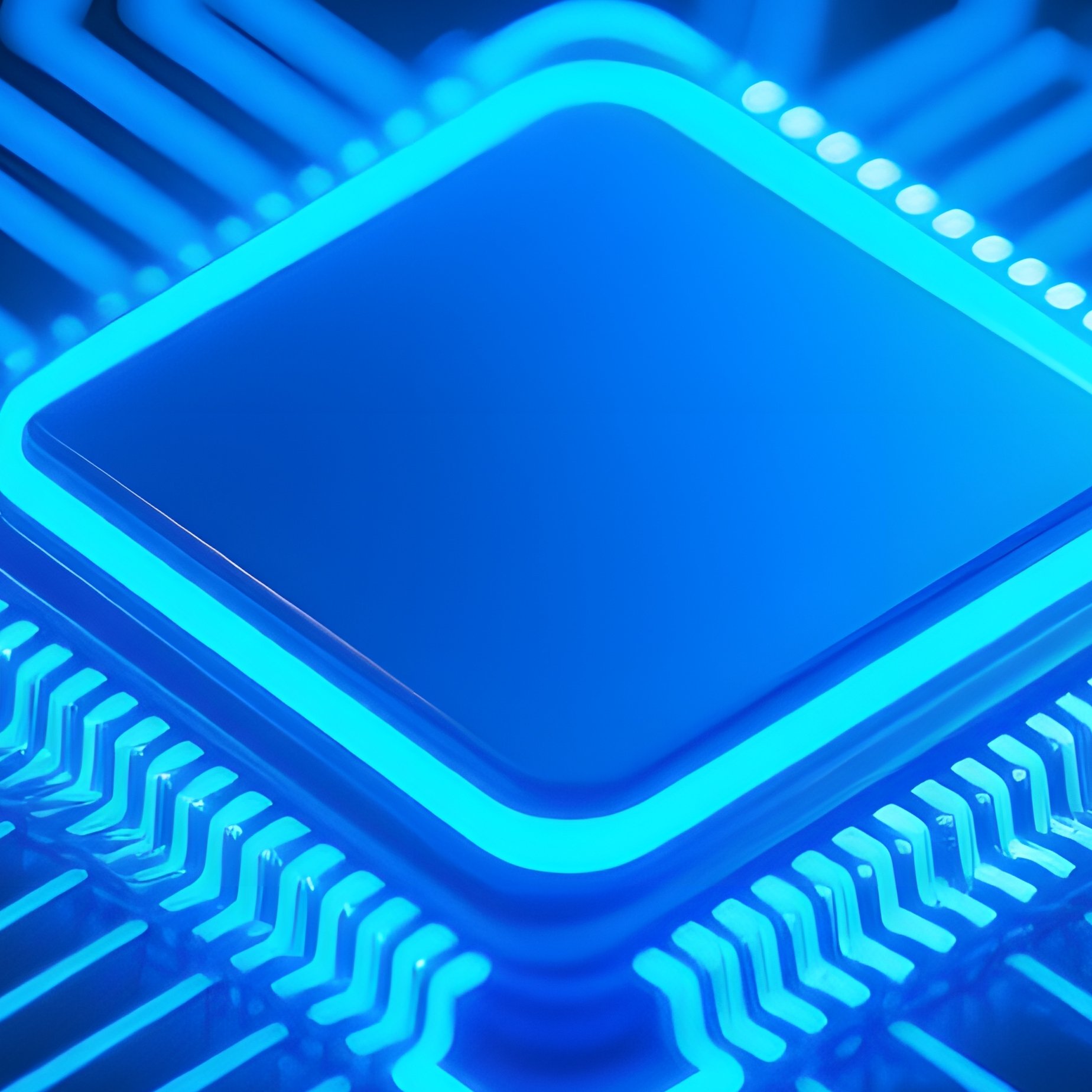 A Digital Representation Of A Microchip Technology Digital Art - Full Resolution Quality Preview