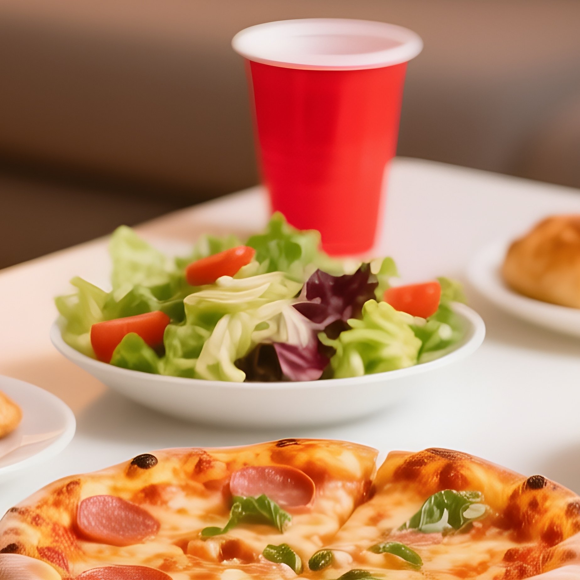 A Dining Table Set For A Casual Meal Dining Food - Full Resolution Quality Preview