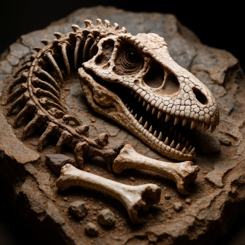 A Dinosaur Fossil With The Name Achillobator