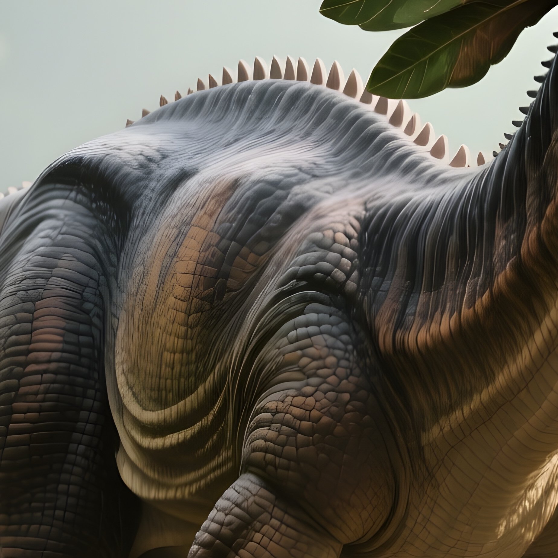 A Dinosaur Tenontosaurus In A Prehistoric Scene - Full Resolution Quality Preview