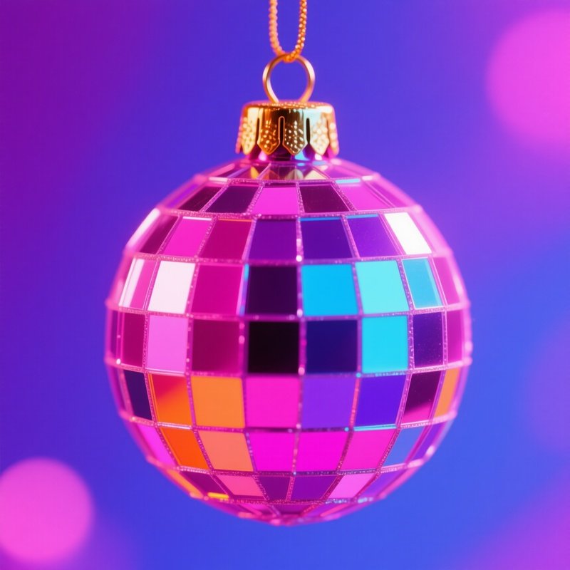 A Disco Ball Christmas Ornament Disco Ball Christmas Decoration