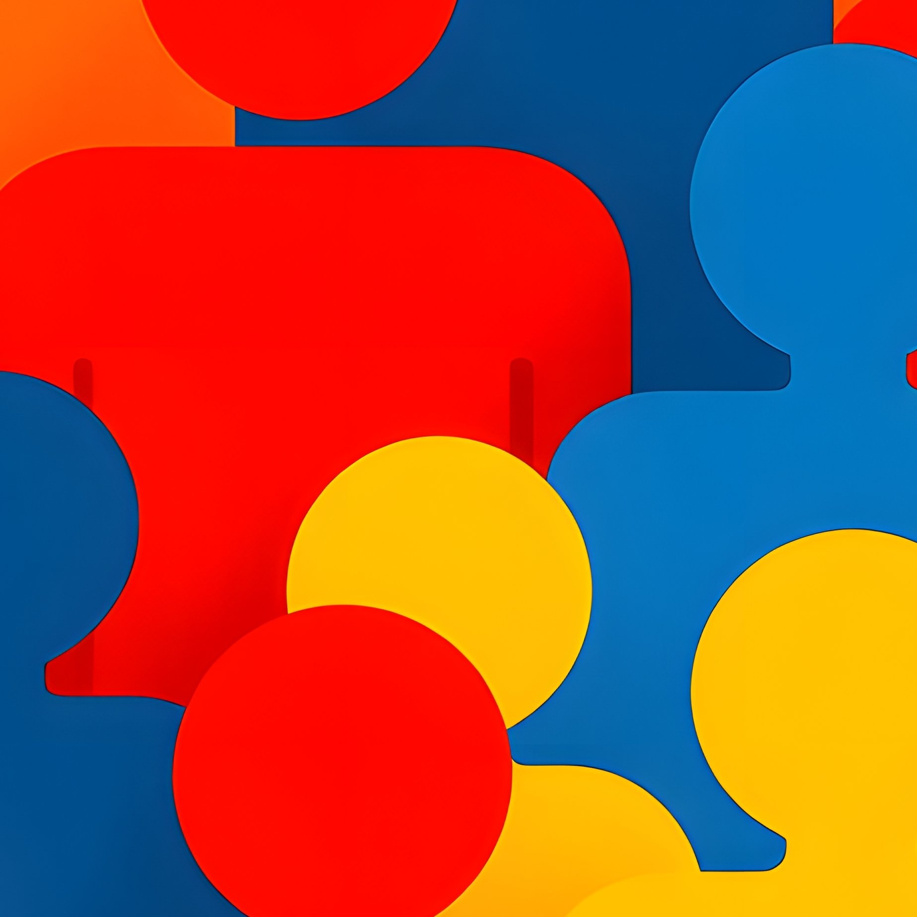 A Diverse Group Of Abstract Human Figures Diversity Community - Full Resolution Quality Preview