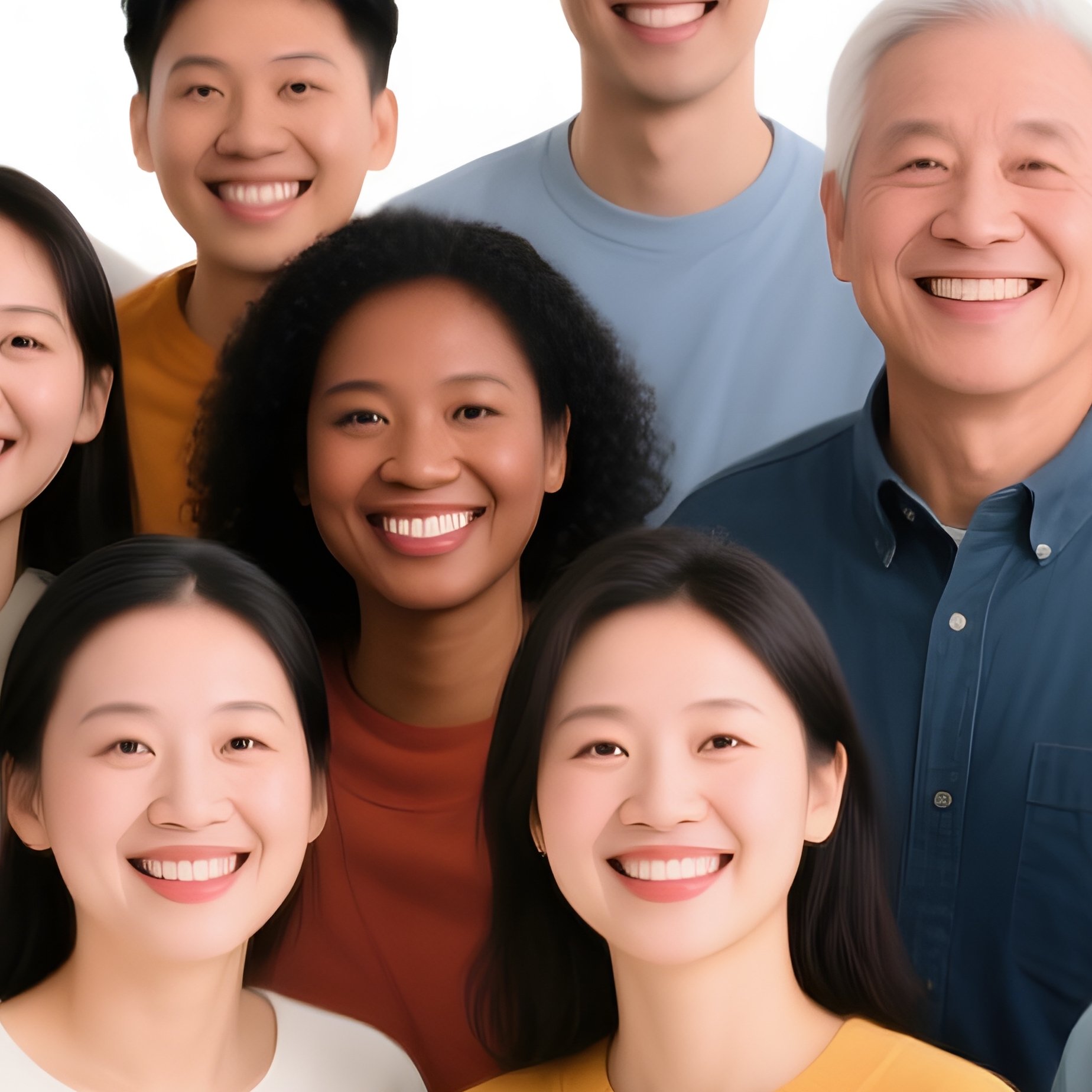A Diverse Group Of People Posing Together Diversity Group Photo - Full Resolution Quality Preview
