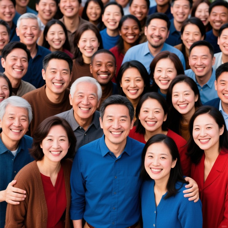 A Diverse Group Of People Smiling At The Camera Diversity