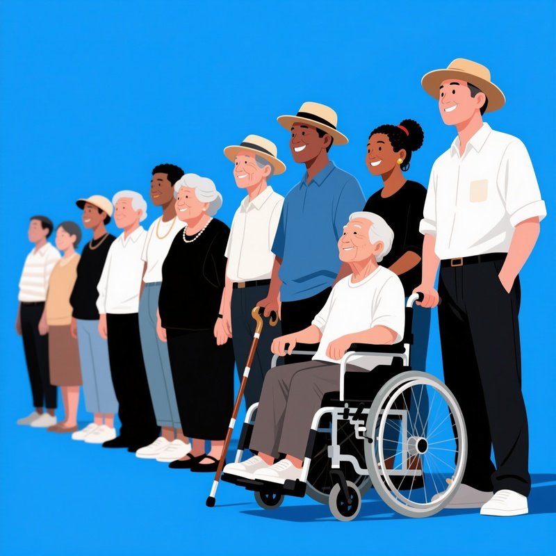 A Diverse Group Of People Standing In A Row Diversity Inclusivity