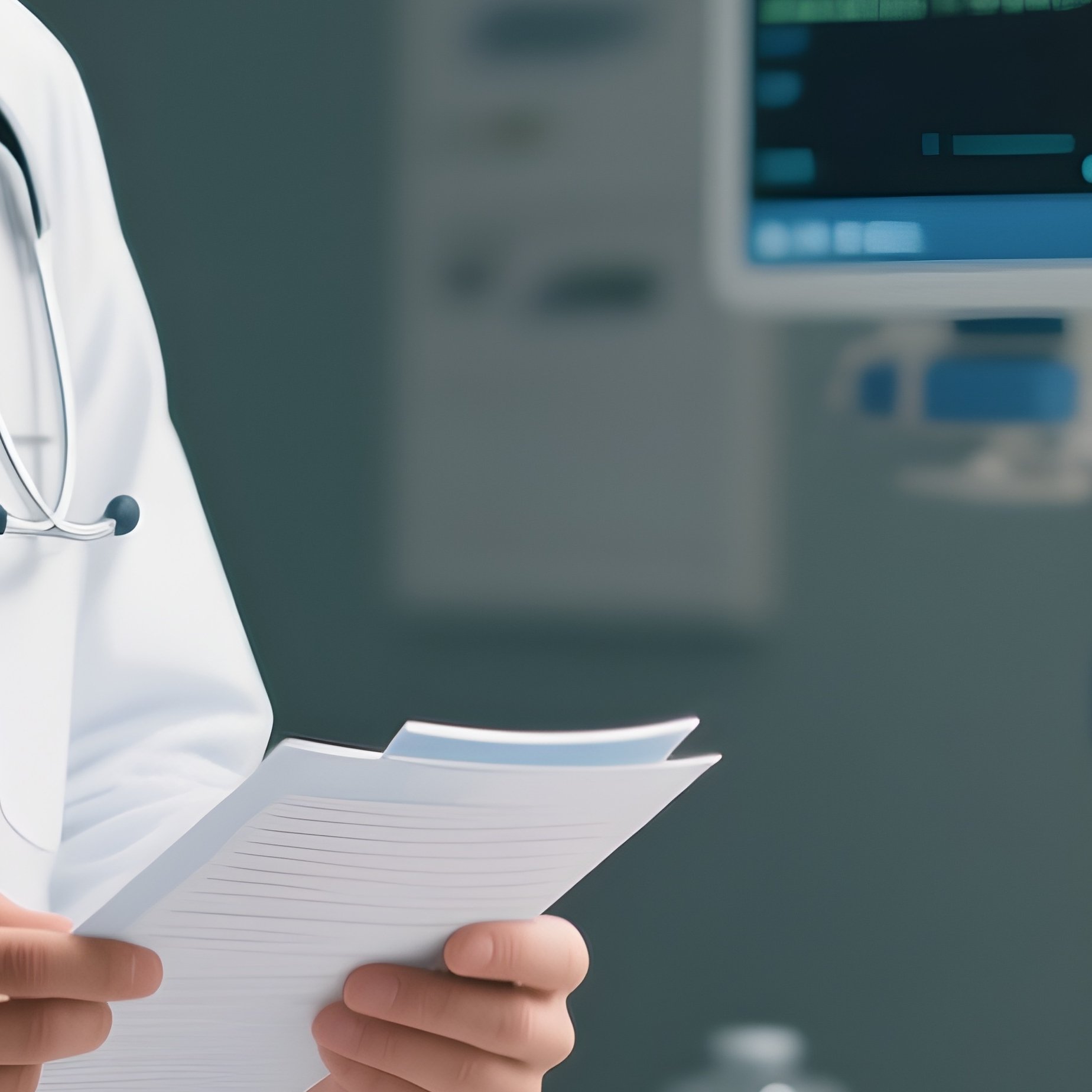 A Doctor Giving Discharge Instructions To A Recovering Patient - Full Resolution Quality Preview