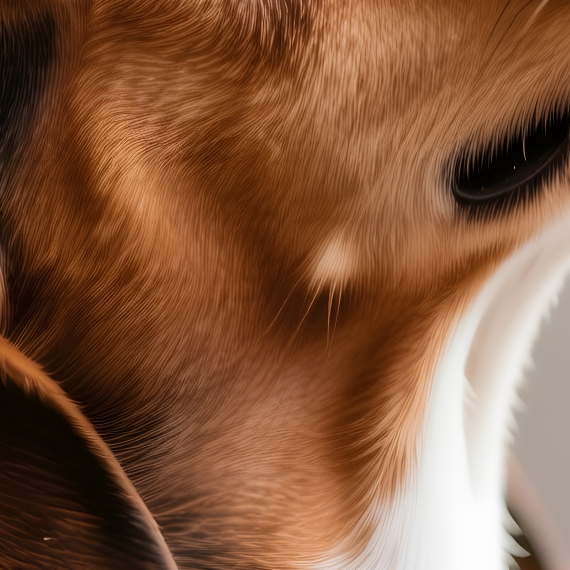 A Dog Dachshund Head Thrown Back In Silence - Full Resolution Quality Preview
