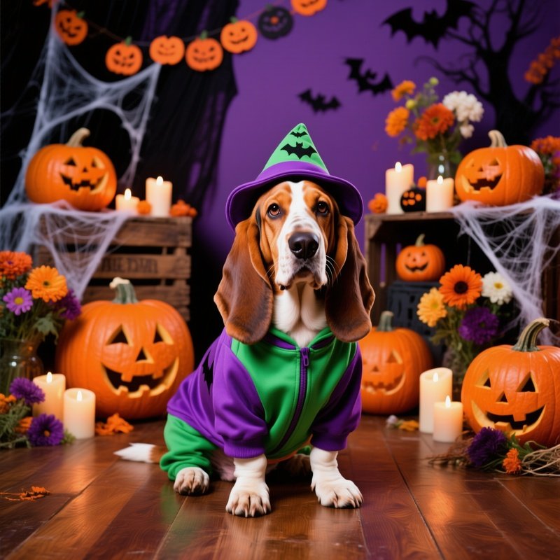 A Dog Dressed In A Halloween Costume Halloween Dog