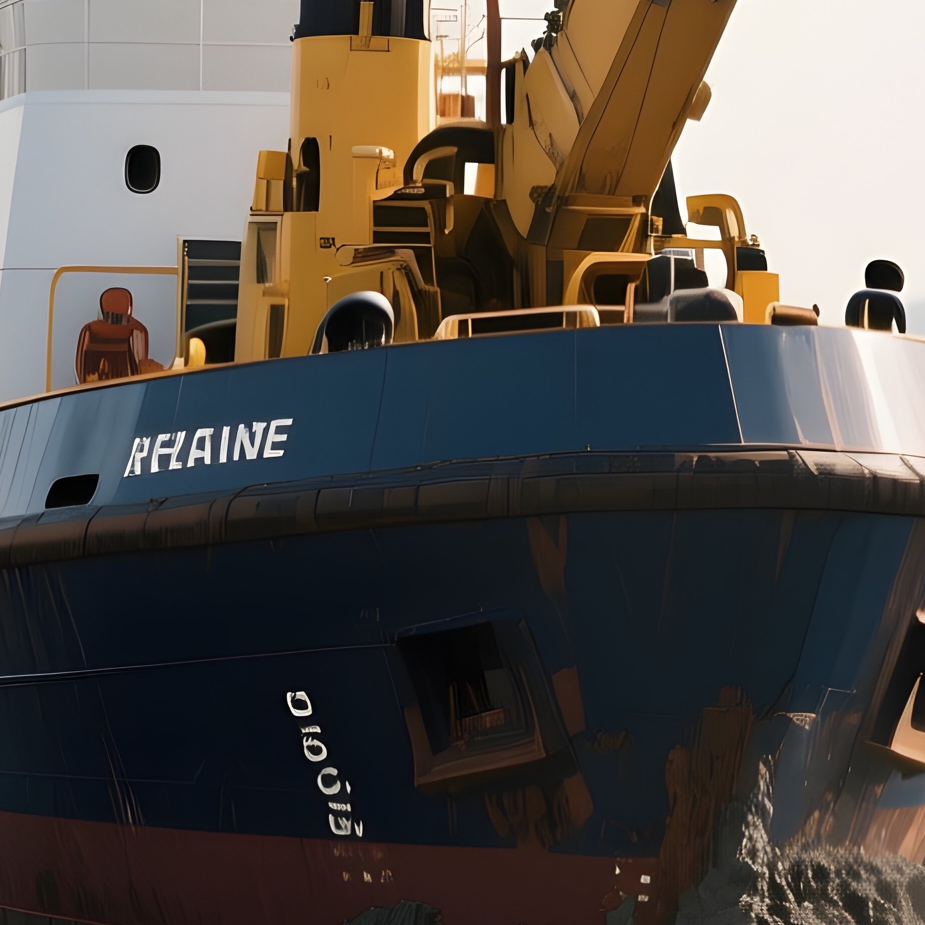 A Dredger Vessel Removing Sediment From A Harbor Channel - Full Resolution Quality Preview