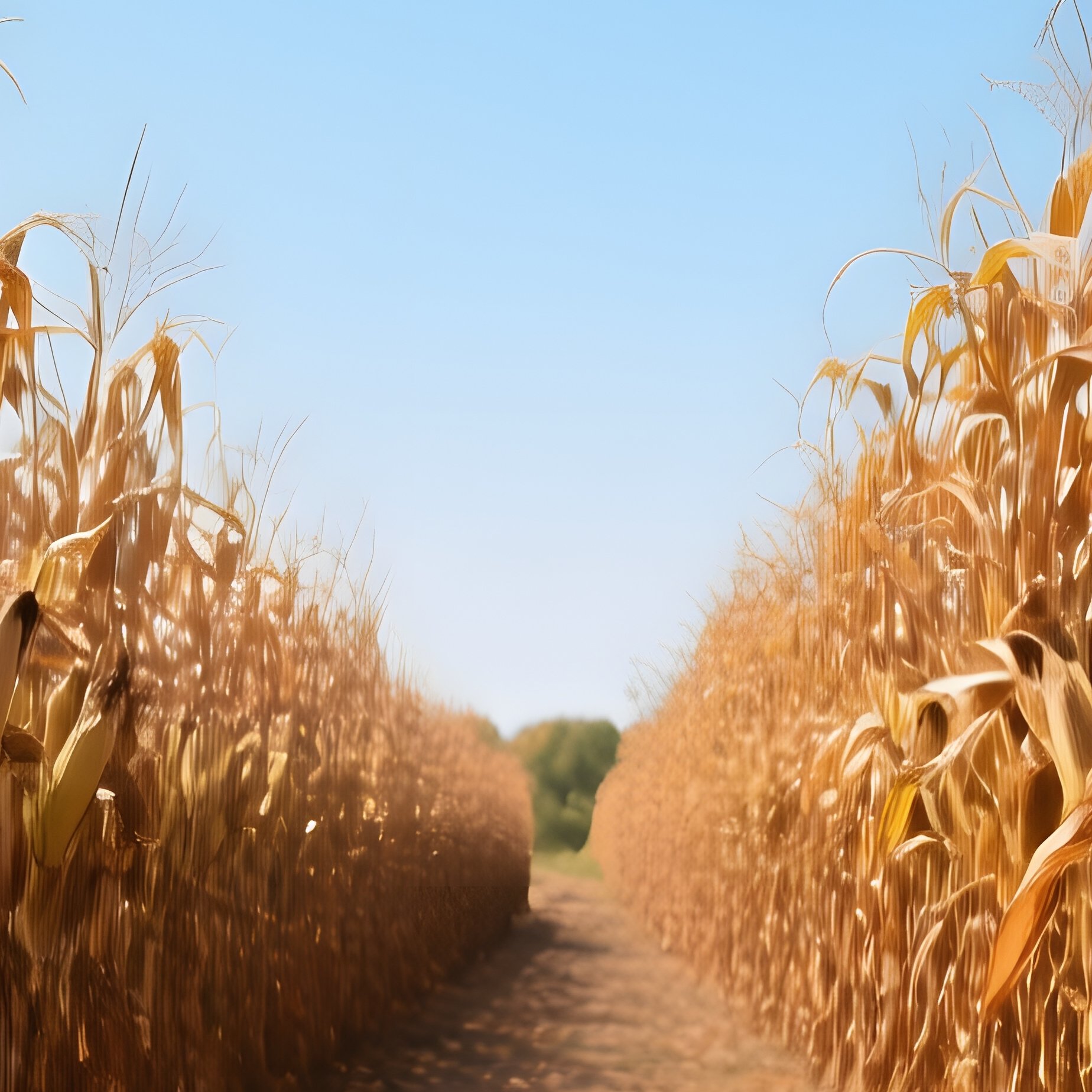 A Dried Cornfield Cornfield Dried Plants - Full Resolution Quality Preview