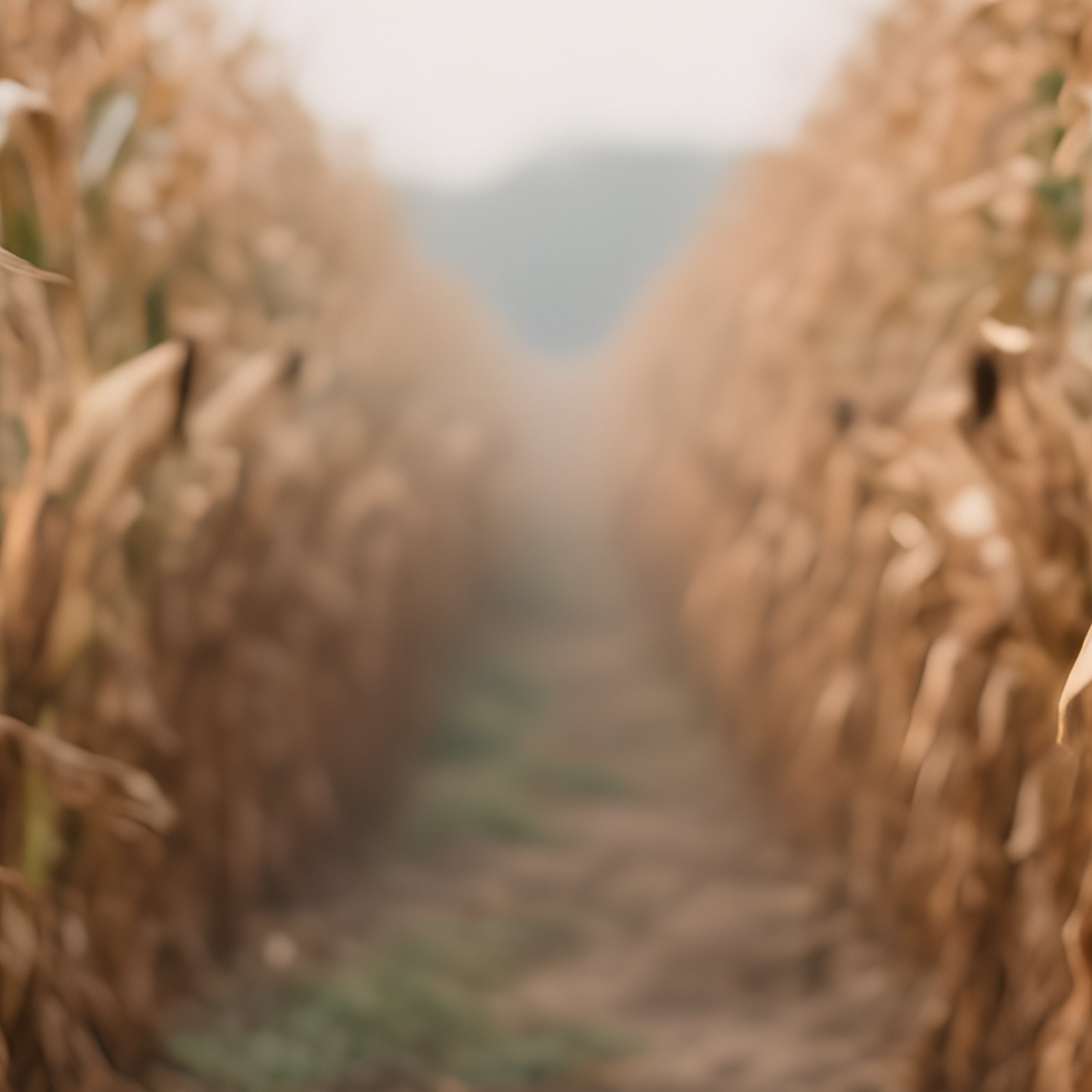 A Dried Cornfield Cornfield Dry Season - Full Resolution Quality Preview