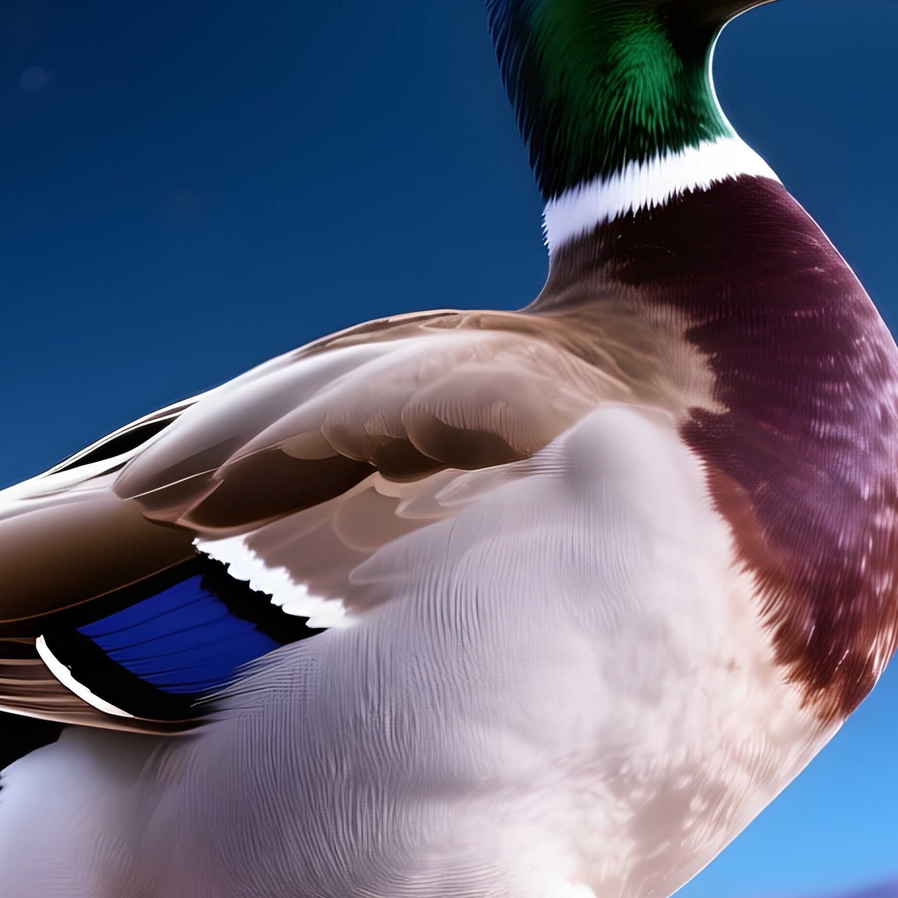 A Duck Wearing Socks And Moonwalking Science Fiction - Full Resolution Quality Preview