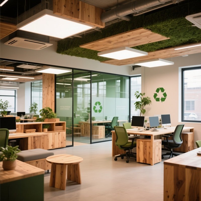 A Eco Friendly Modern Co Working Office Interior