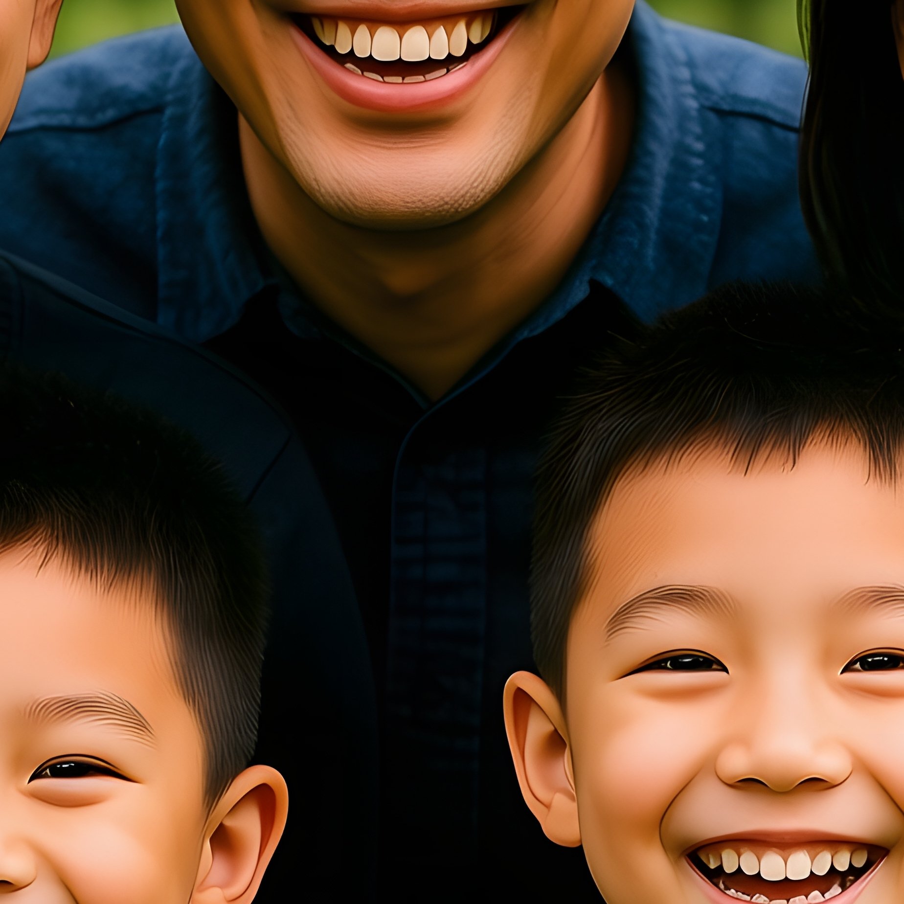 A Family Group Posing Together Outdoors Family Outdoors - Full Resolution Quality Preview
