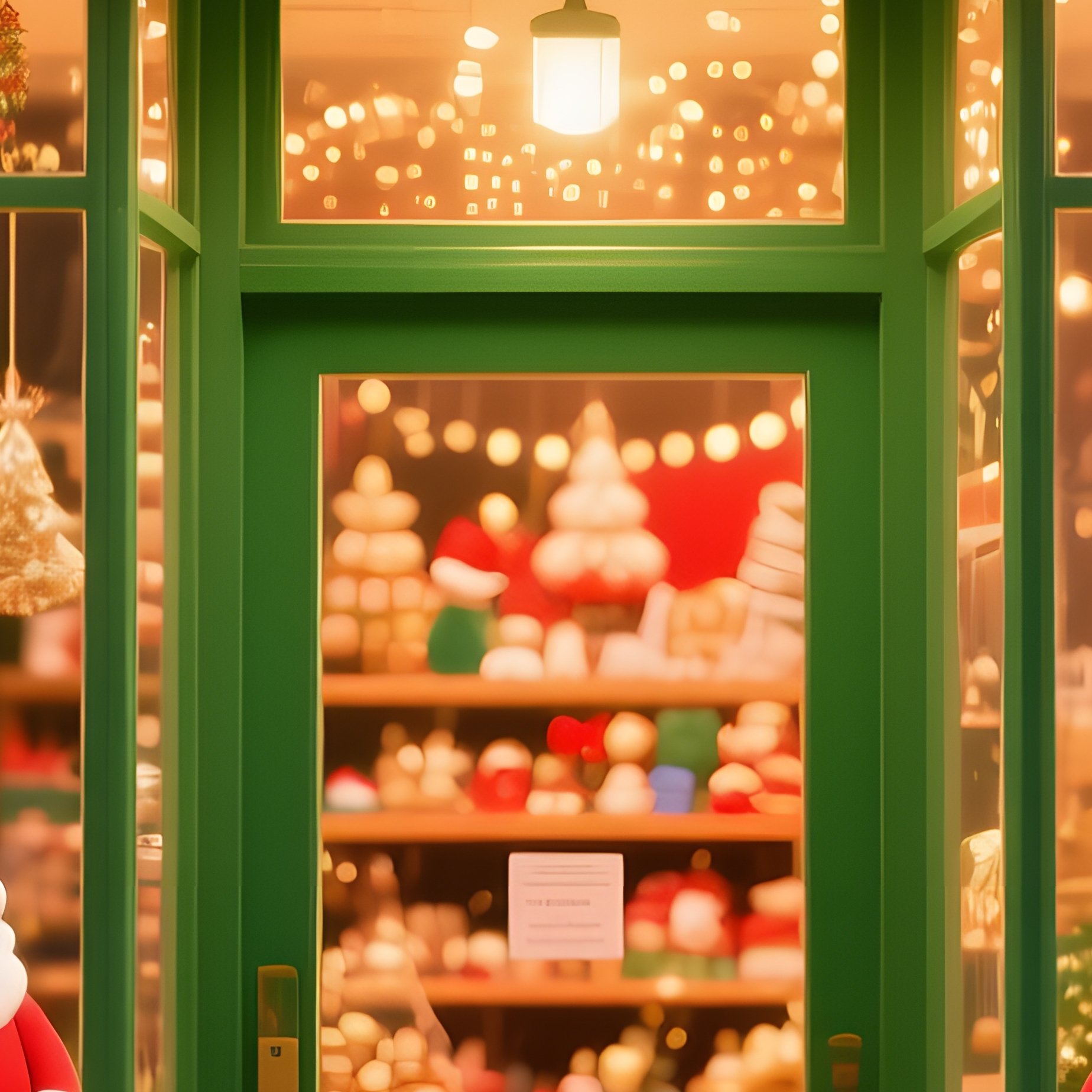 A Festive Christmas Shop Front Christmas Shop - Full Resolution Quality Preview