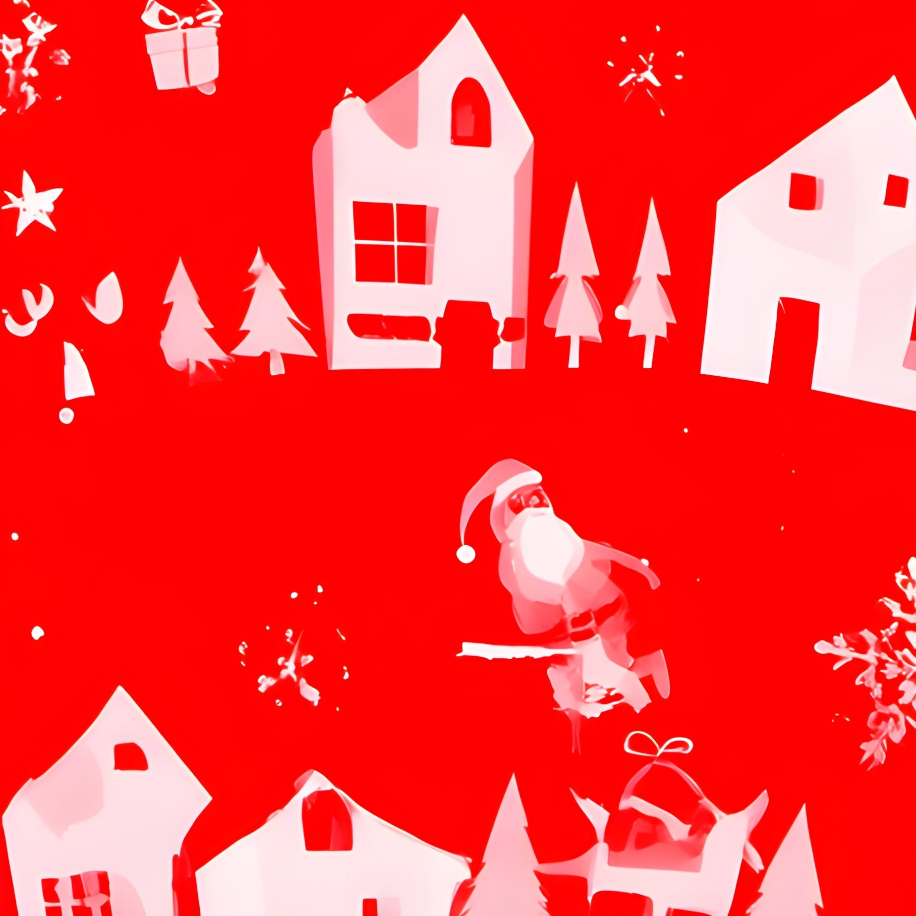 A Festive Christmas Village Scene Christmas Village - Full Resolution Quality Preview