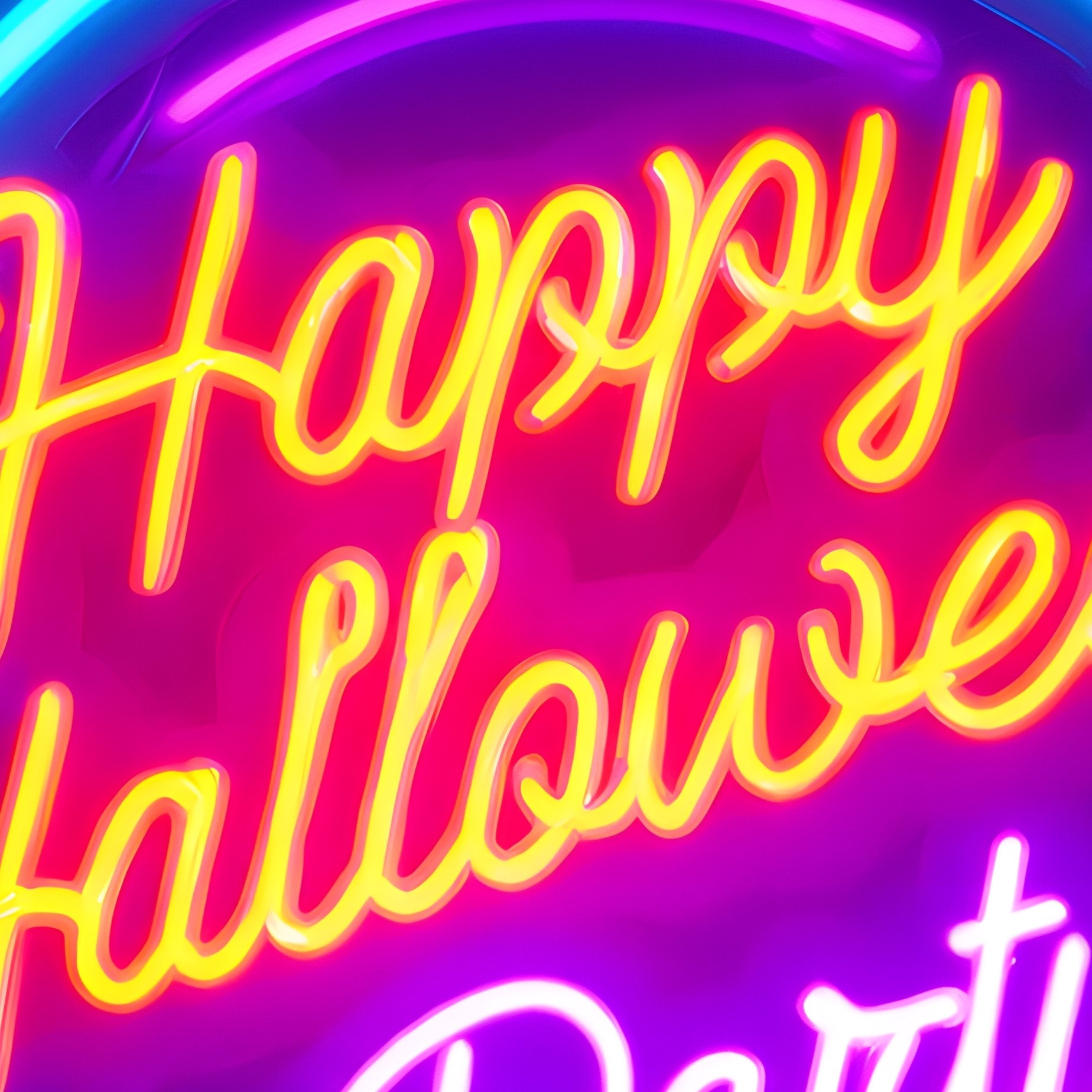 A Festive Halloween Party Sign Halloween Party - Full Resolution Quality Preview